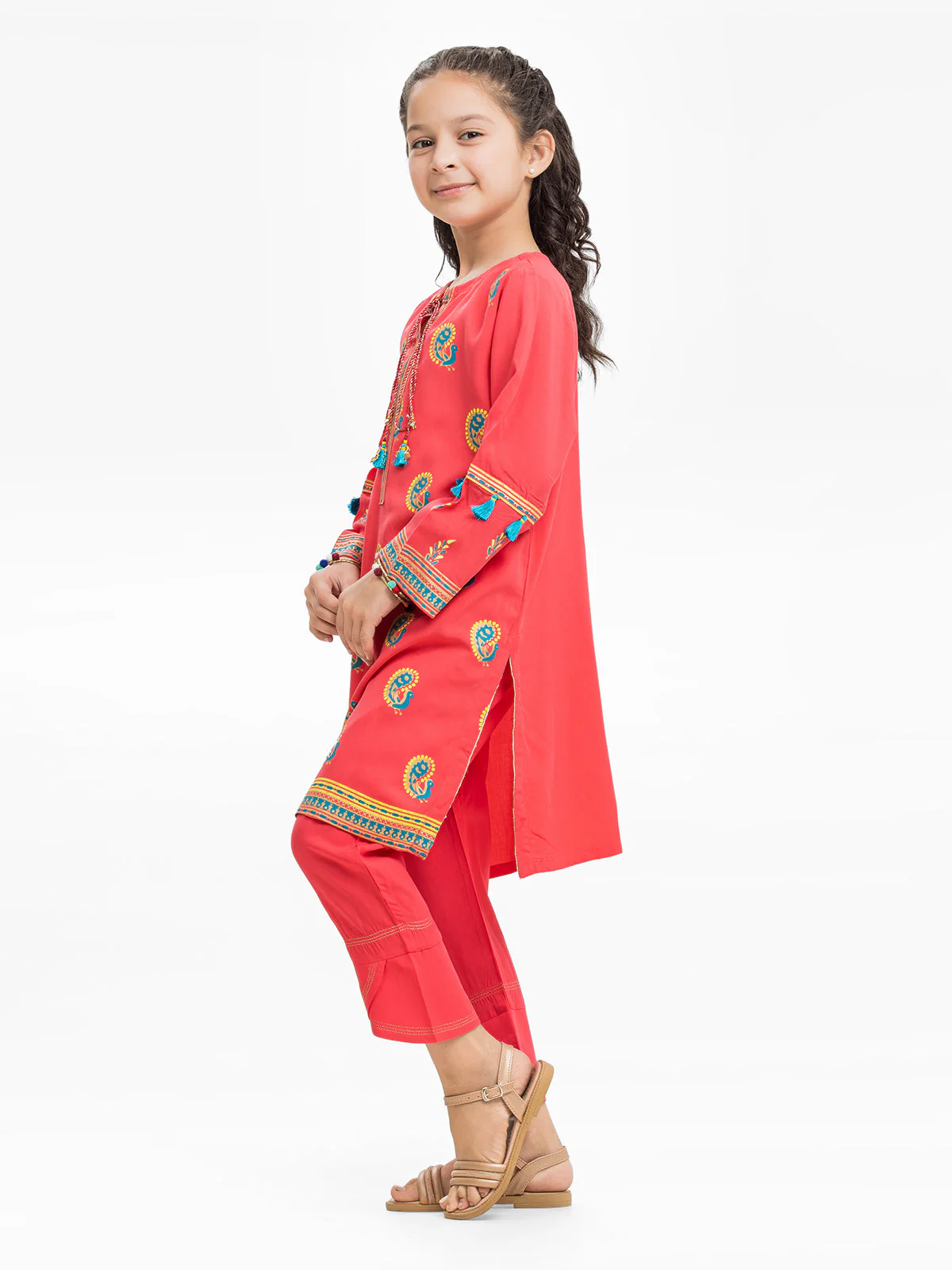 Printed Viscose Shirt Trouser - EGTKP22-70577ST - Image 3