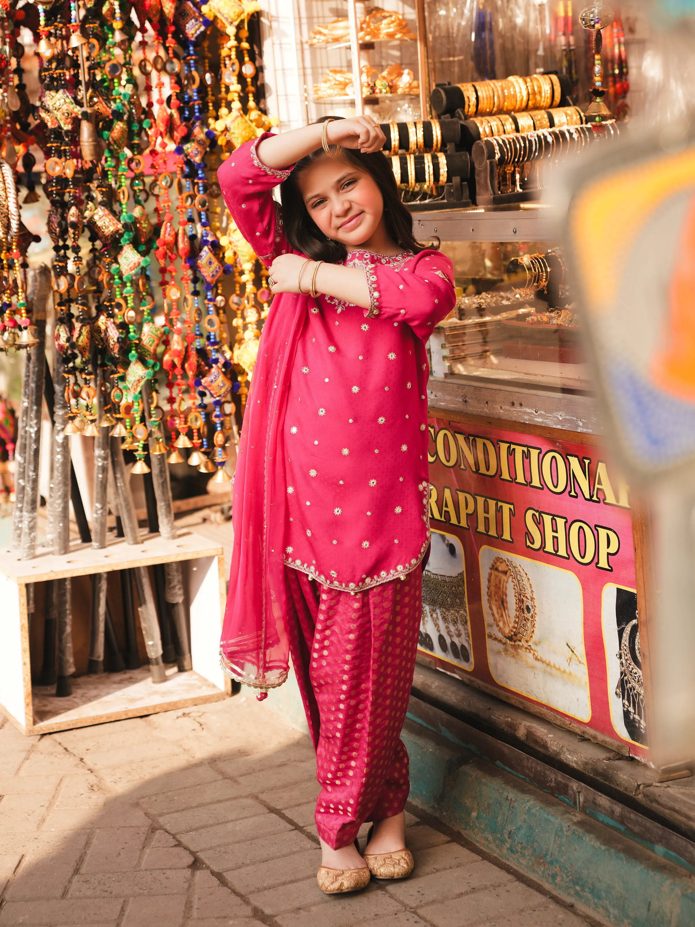 Embroidered Dobby Suit - EGTPLED6-50107-3P - Image 6