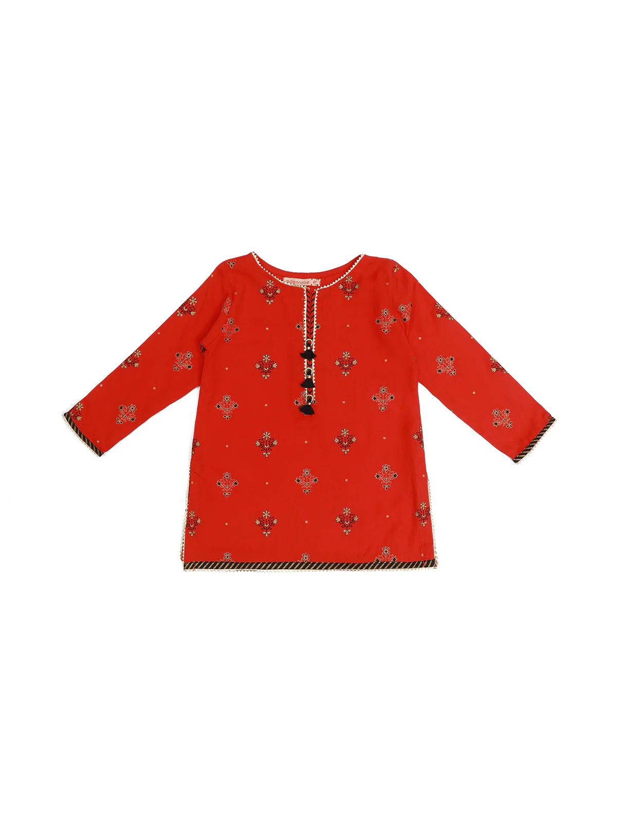 Printed Cross Hatch Gharara Suit - EGTKP23-70737ST - Image 2