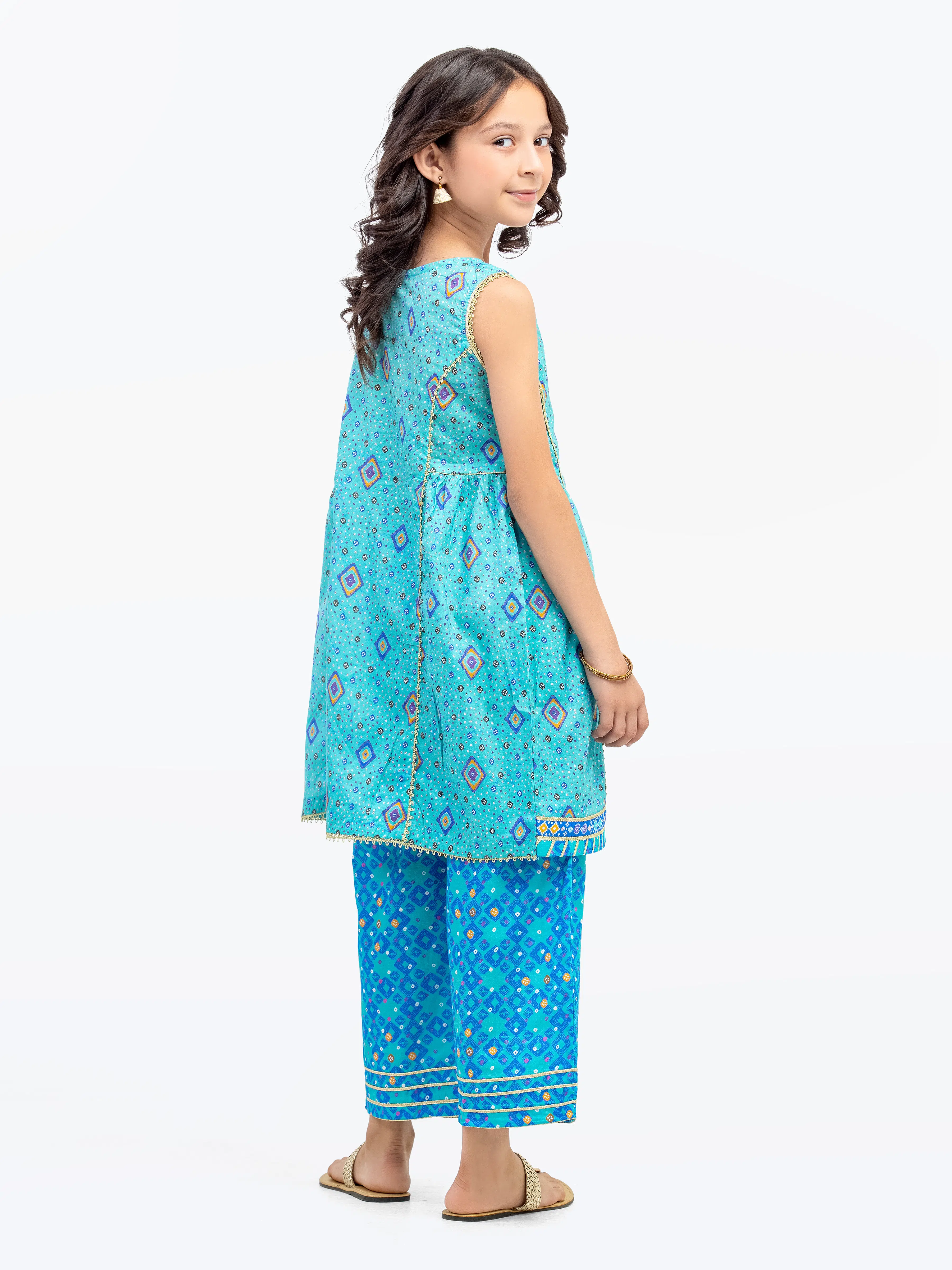 Printed Cambric Shirt Trouser - EGTKP5-70974ST - Image 5