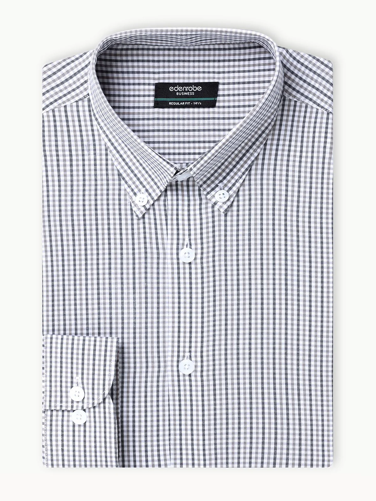 Business Check Shirt - EMTSB23-155
