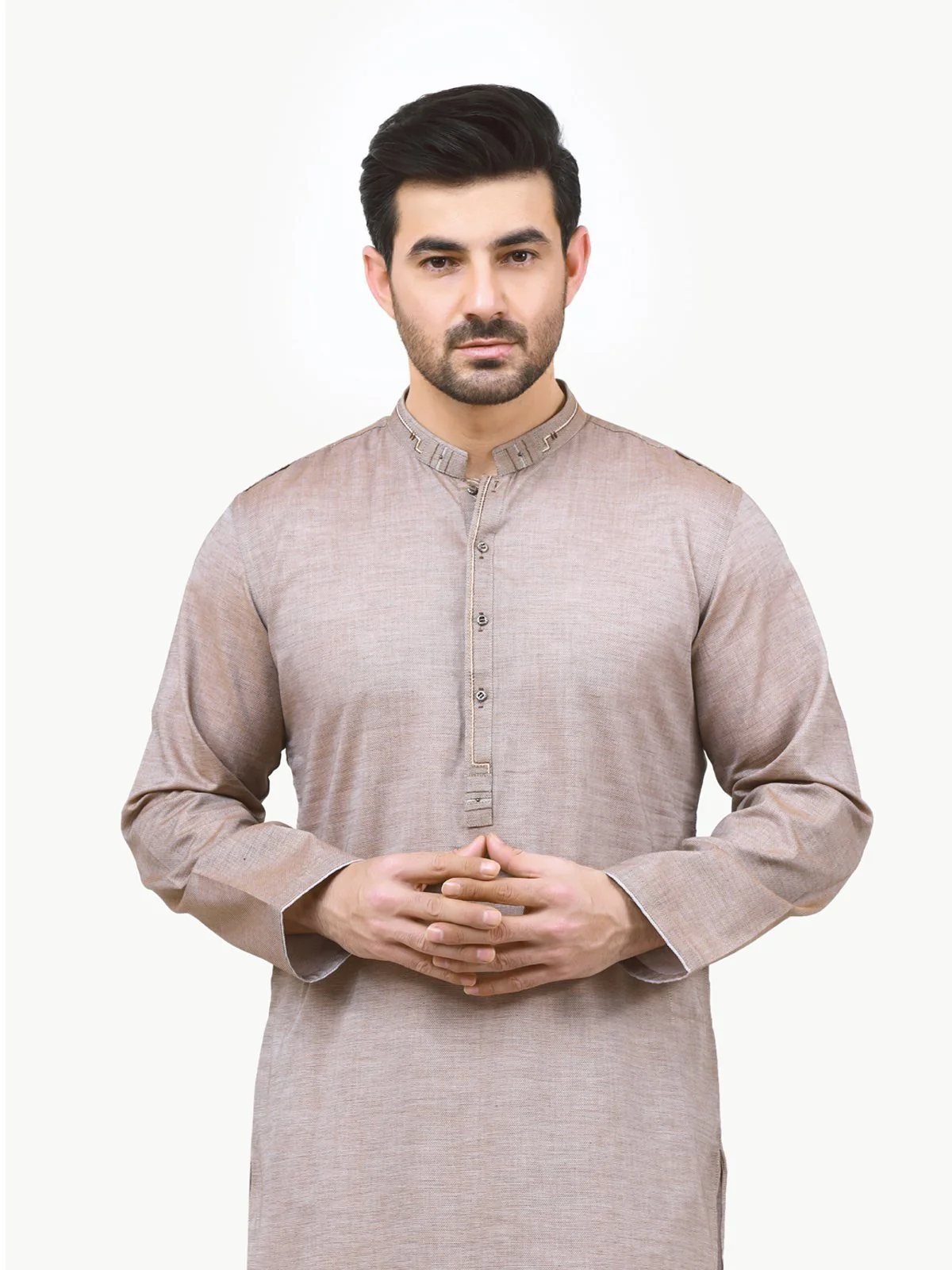 Embroidered Cotton Kurta - EMTK22S-99133 - Image 2