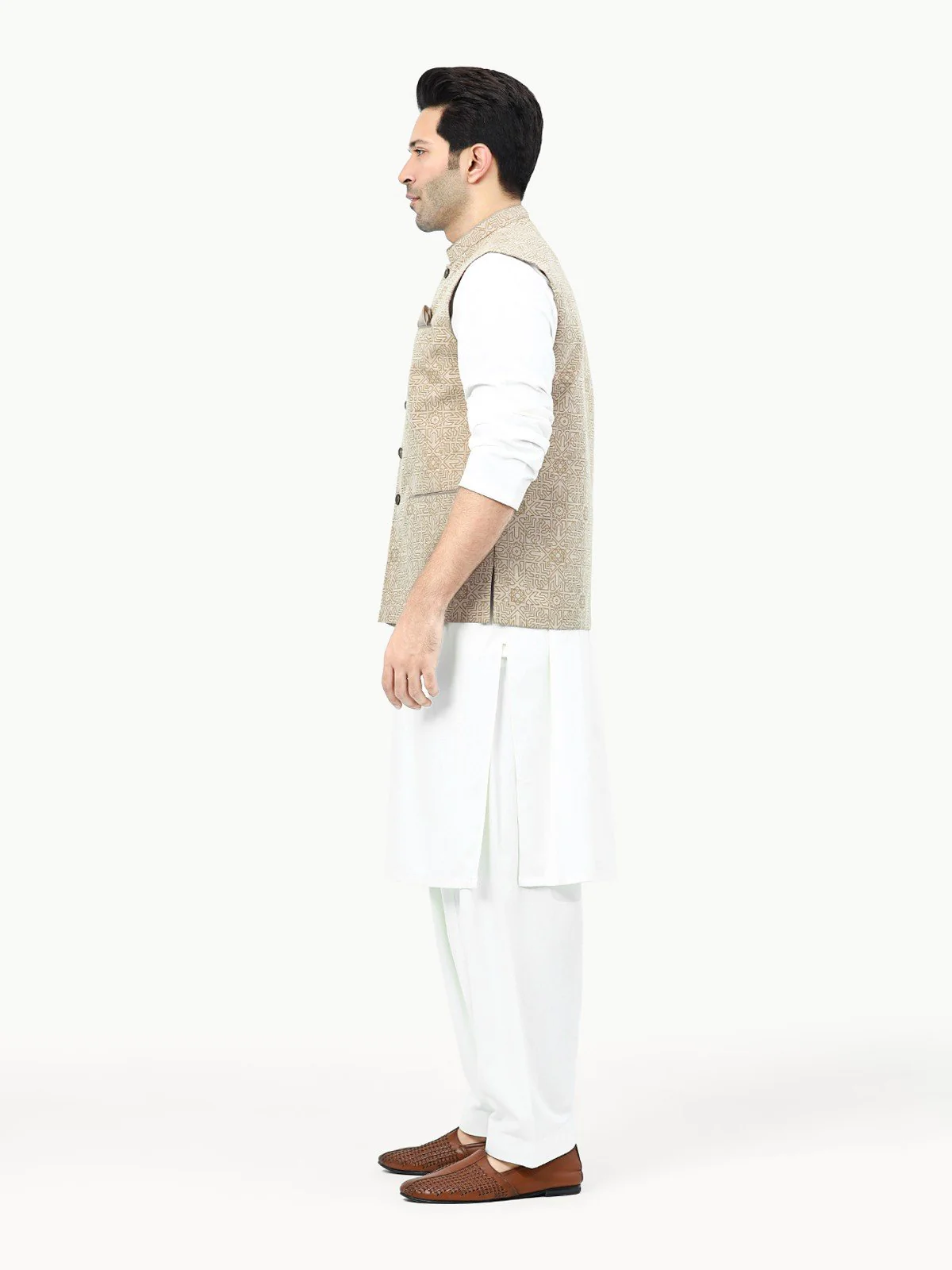 Cotton Waistcoat - EMTWC22-35799 - Image 3
