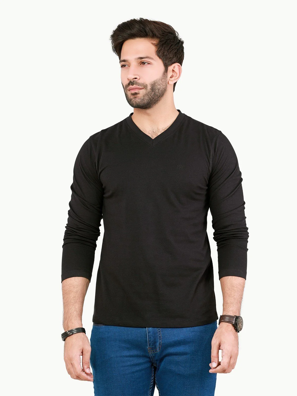 V-Neck Basic Tee - EMTBF22-009