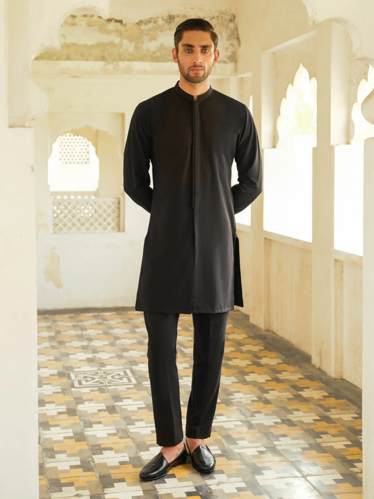Blended Kurta Pajama - EMTSC23-107 - Image 2