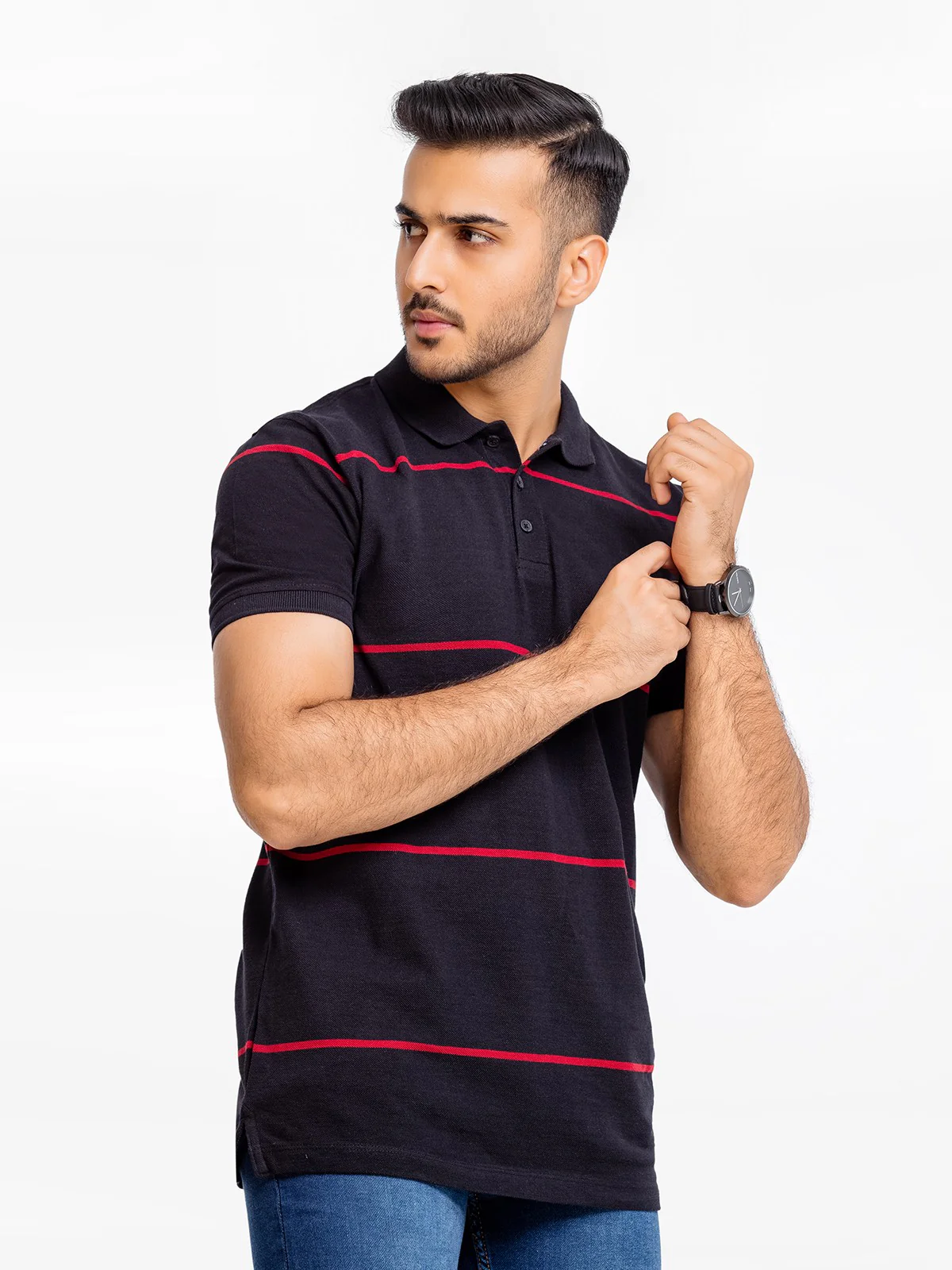 Striped Polo - EMTPS23-004 - Image 3