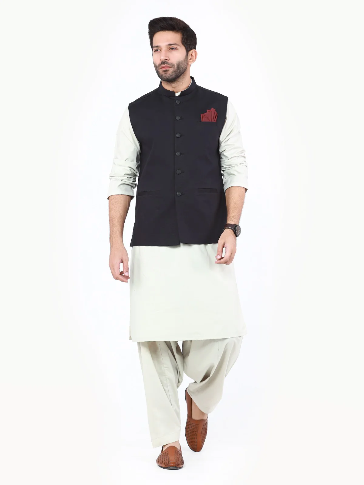 Cotton Waistcoat - EMTWC22-35814 - Image 3