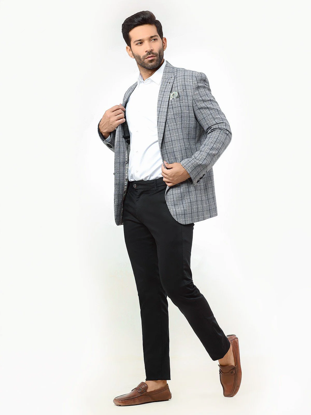 Check Blazer - EMTB22W-6781 - Image 2