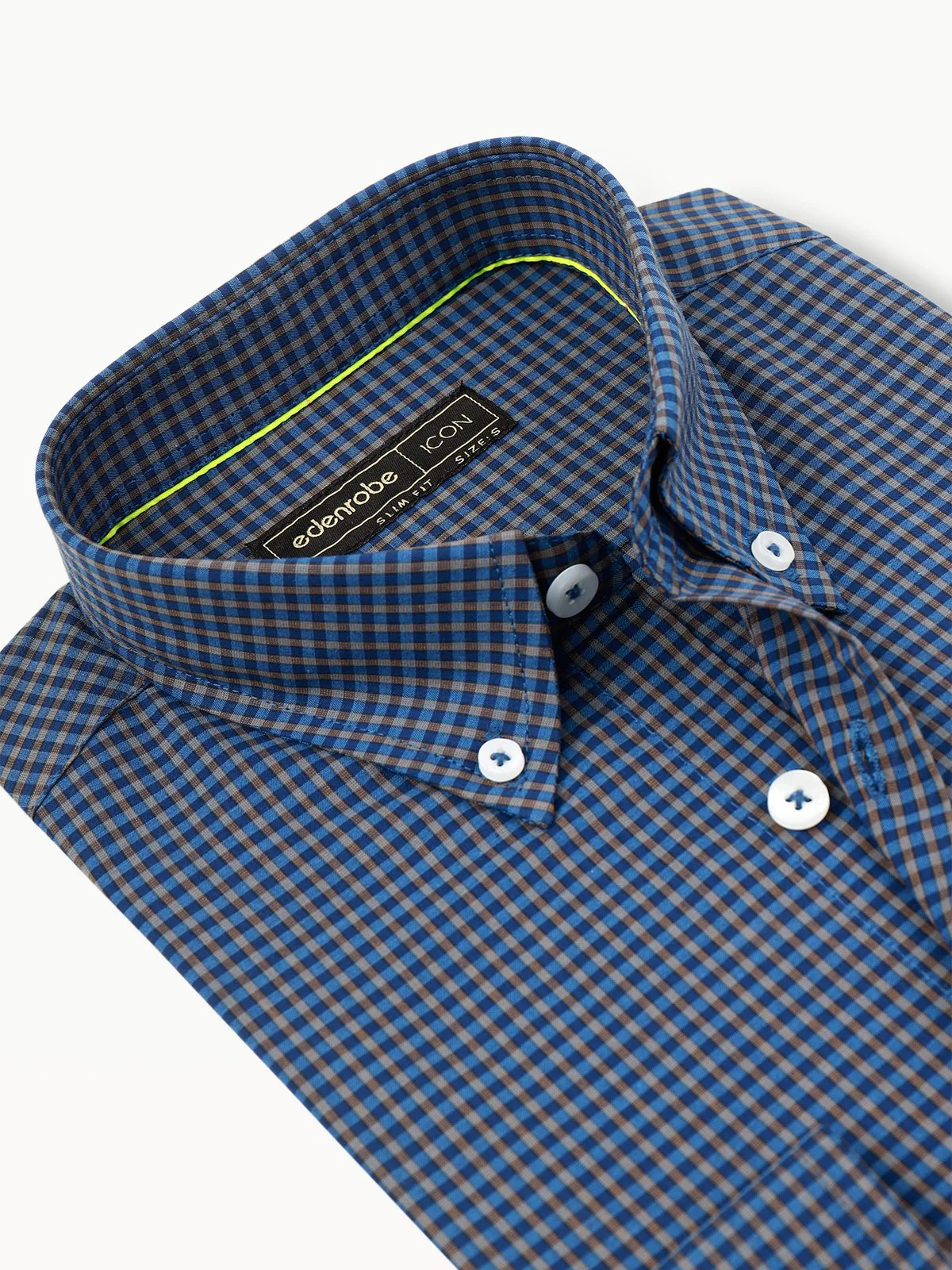 Icon Check Shirt - EMTSI21-50227 - Image 4