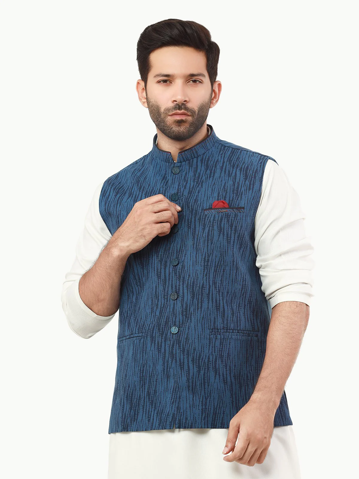 Cotton Waistcoat - EMTWC22-35805 - Image 2