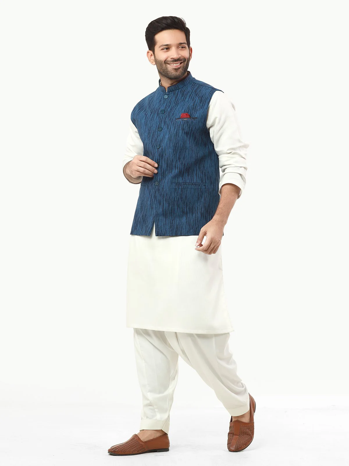 Cotton Waistcoat - EMTWC22-35805 - Image 3