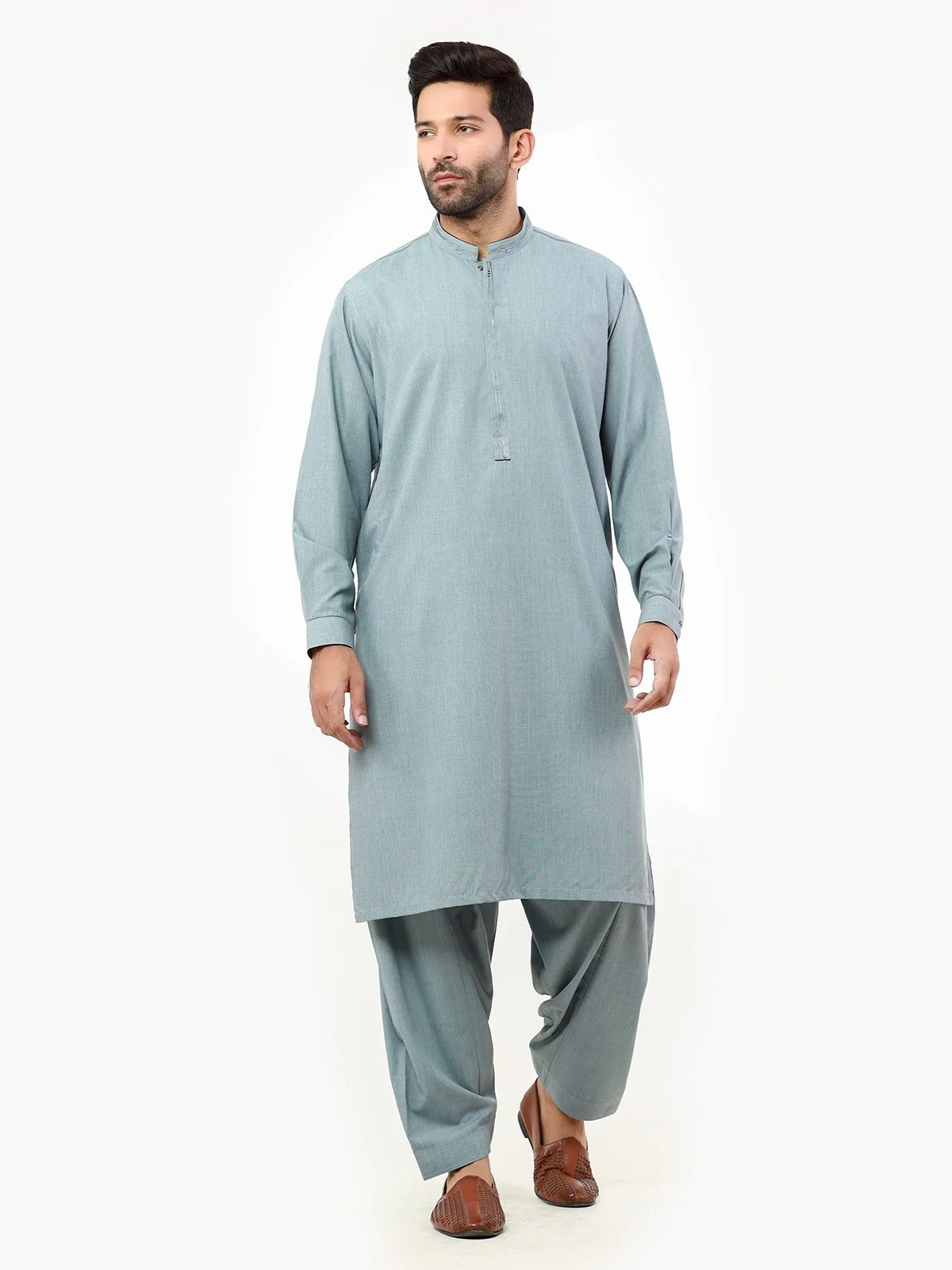Embroidered Blended Shalwar Kameez - EMTKS22-40972