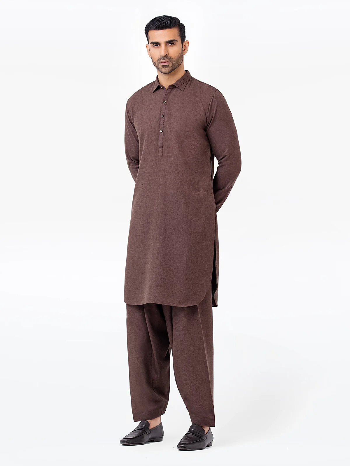Embroidered Blended Shalwar Kameez - EMTKS23W-41047 - Image 3