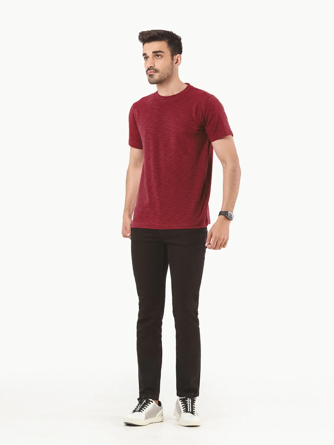 Crew Neck Basic Tee - EMTBT22-003 - Image 2