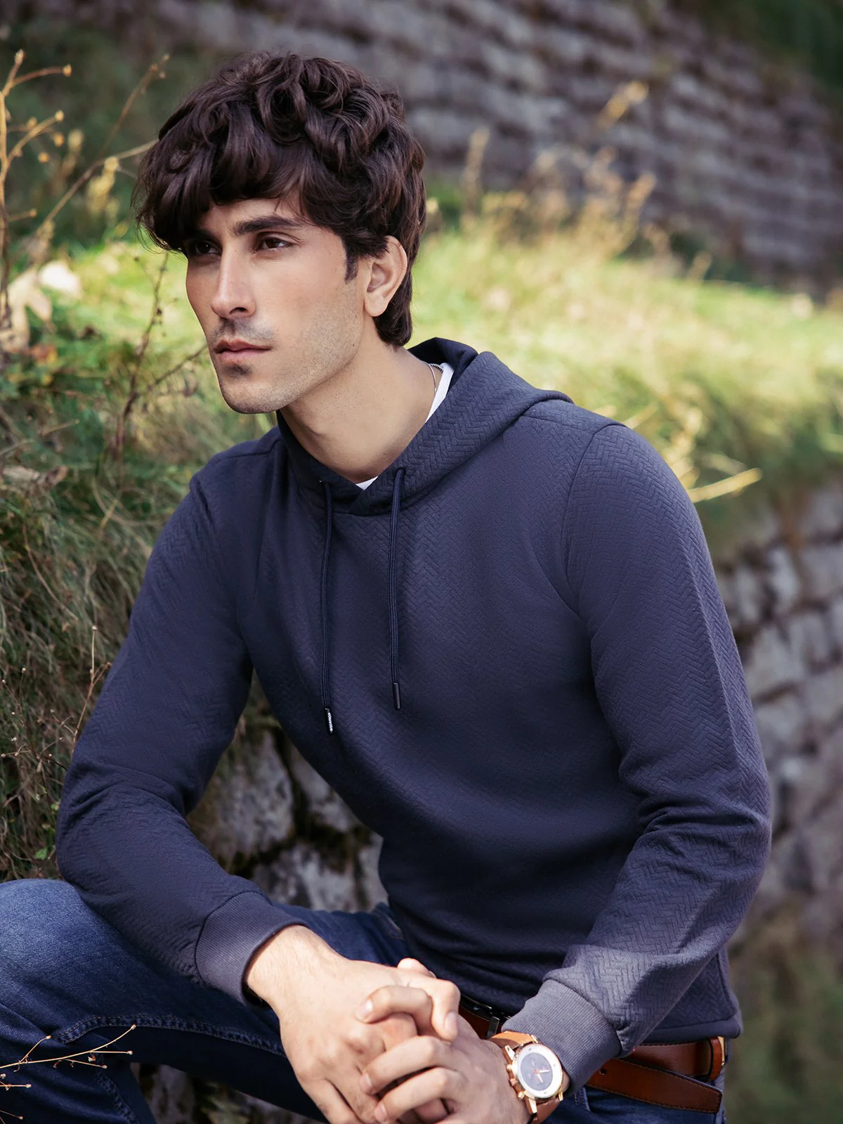 Pullover Hoodie - EMTH23-008 - Image 3