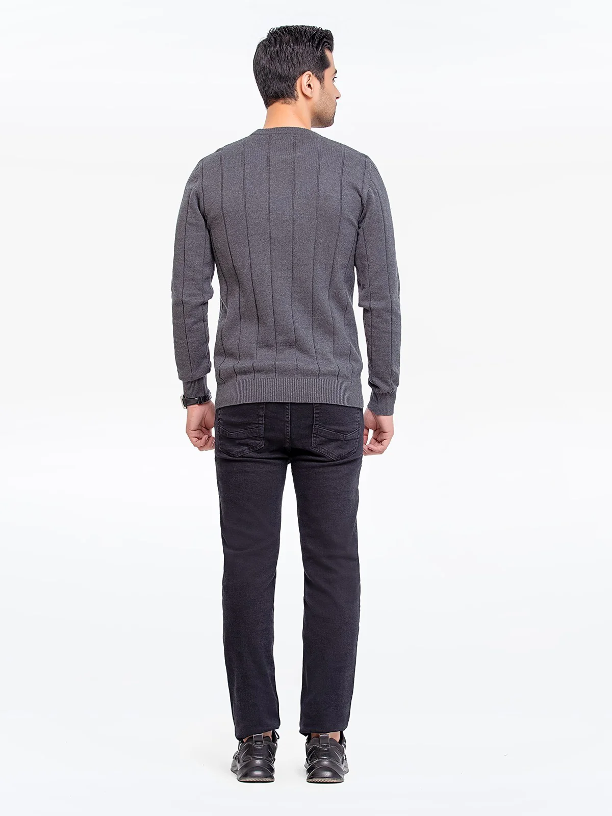 Drop Needle Sweater - EMTSWT23-005 - Image 4