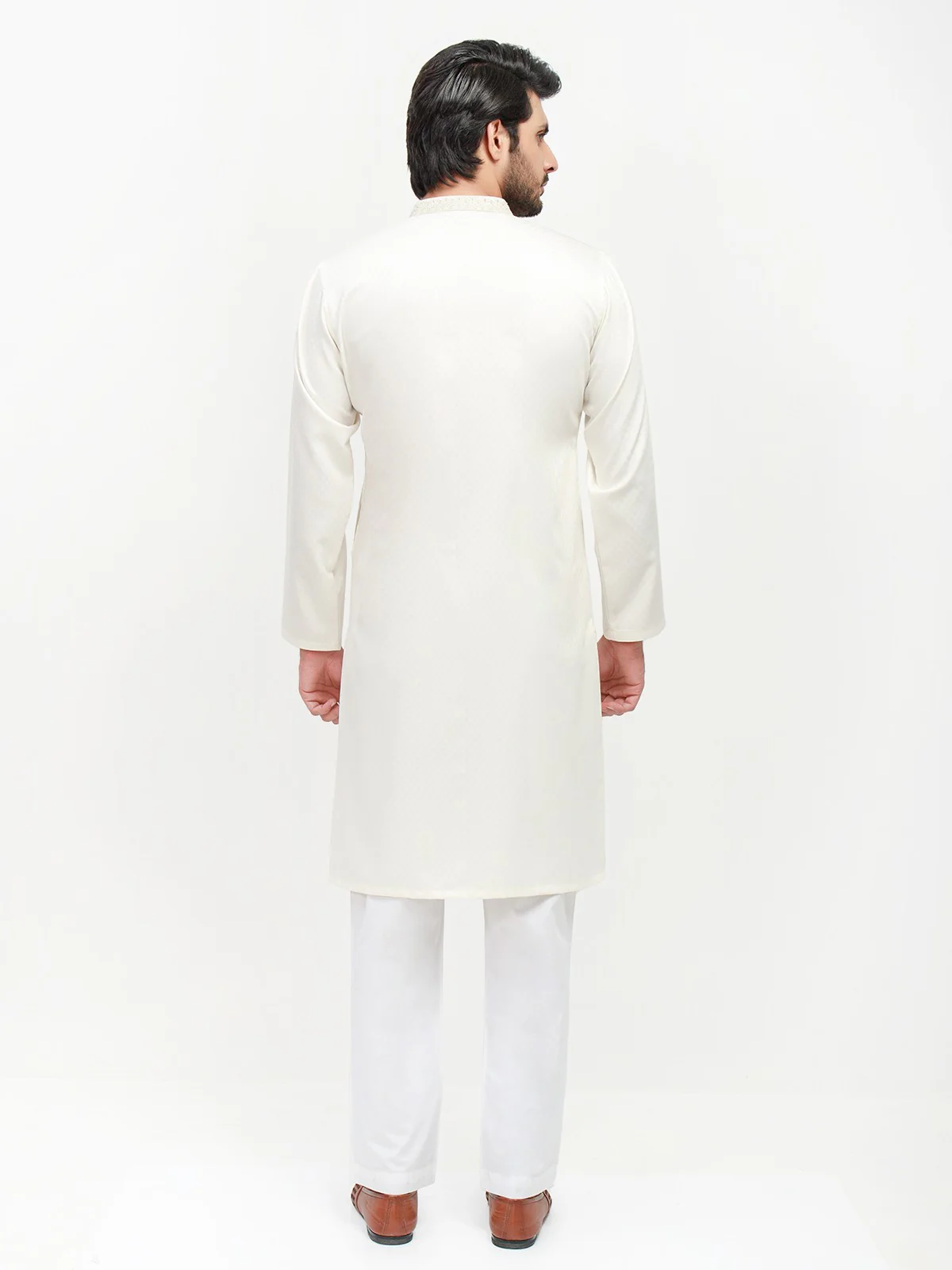Embroidered Blended Kurta - EMTKC21-069 - Image 4