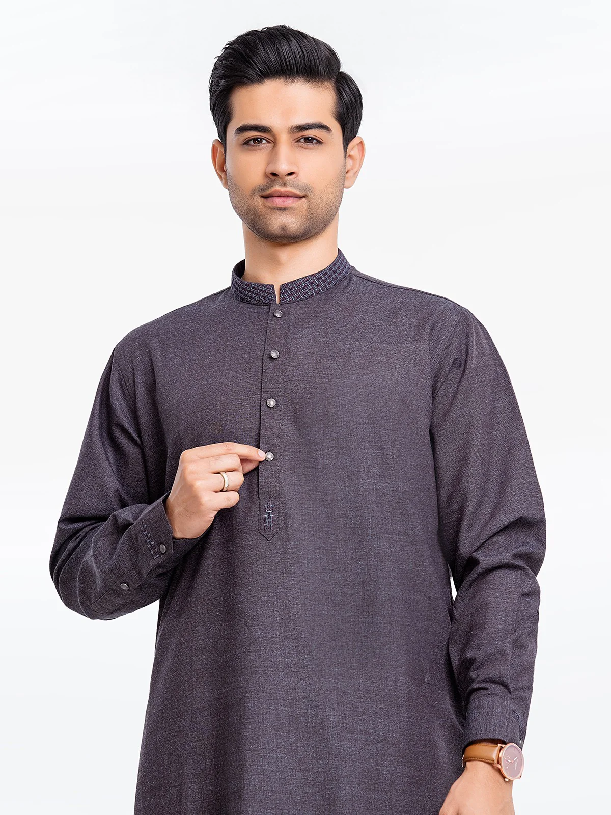 Embroidered Blended Shalwar Kameez - EMTKS23W-41042 - Image 2