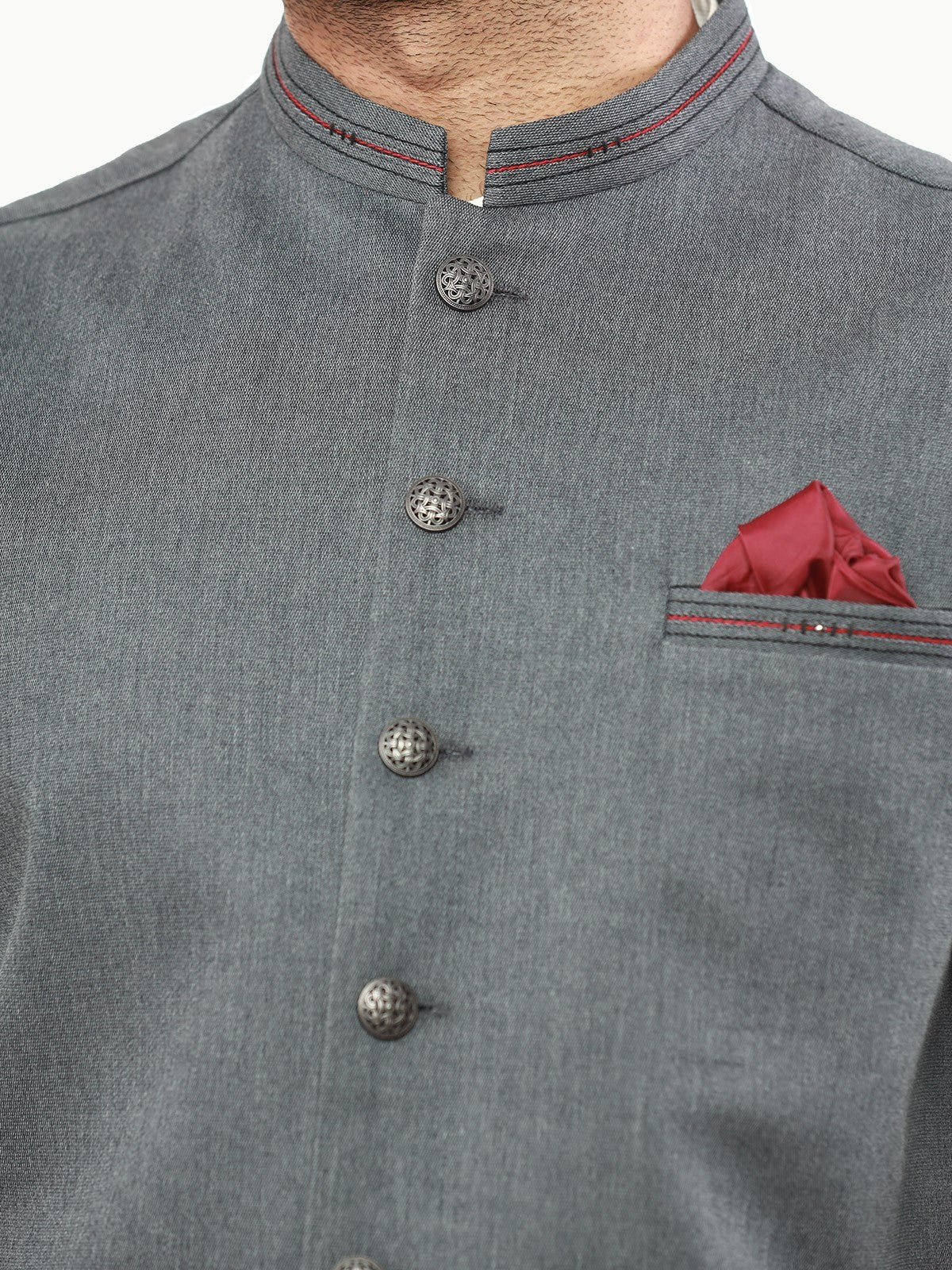 Cotton Waistcoat - EMTWC22-35812 - Image 3