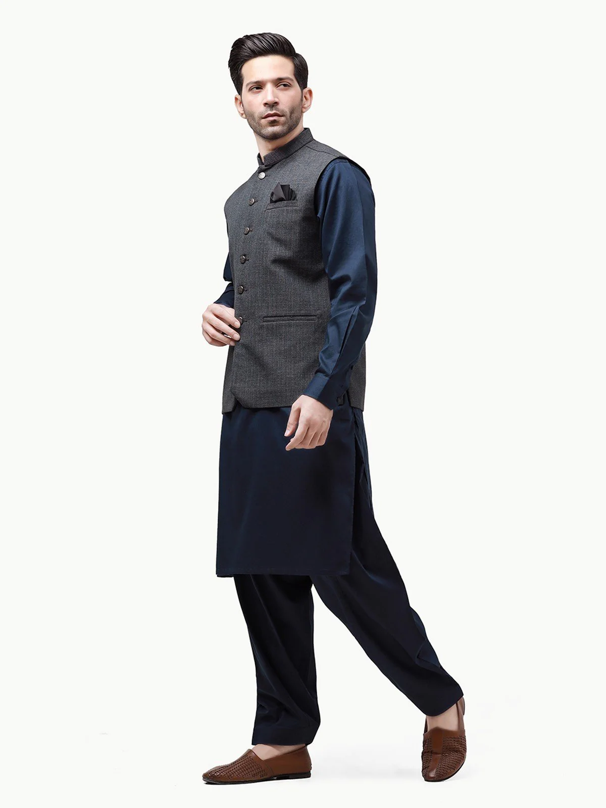 Cotton Waistcoat - EMTWC23-35857 - Image 3