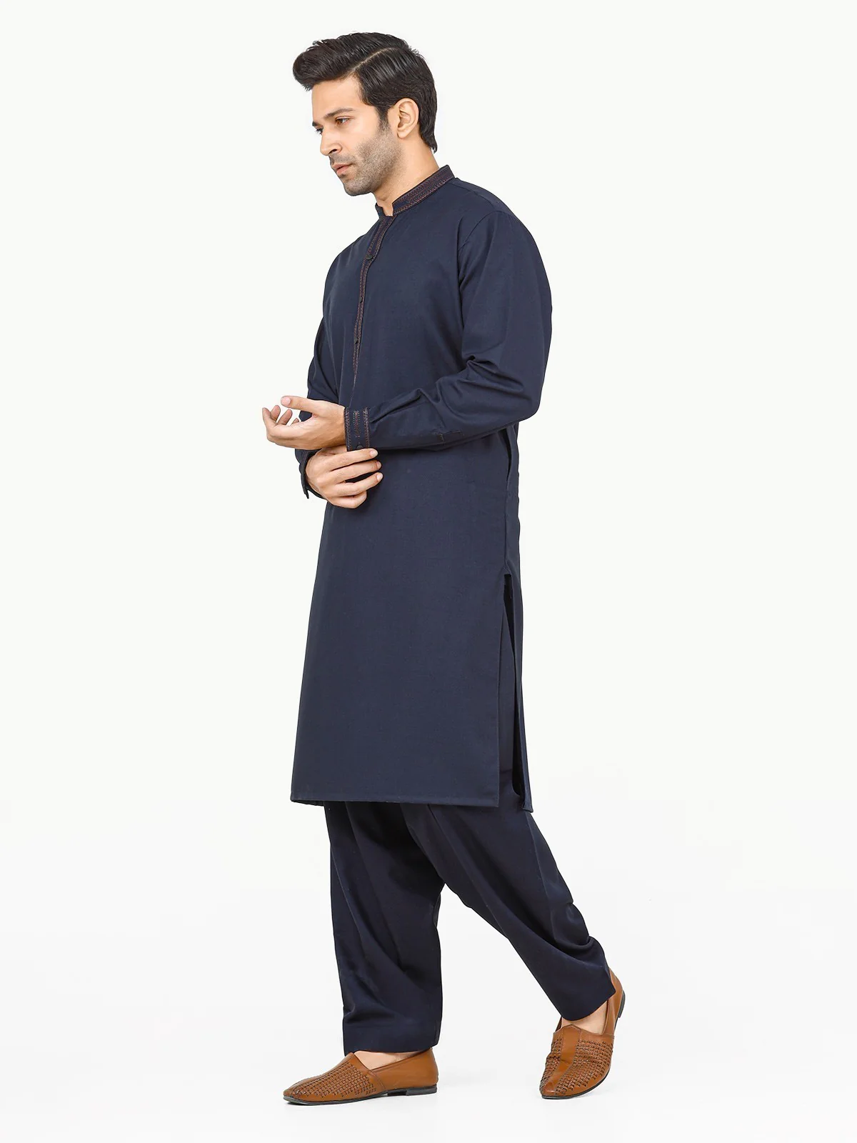 Embroidered Blended Shalwar Kameez - EMTKS22S-40975 - Image 2