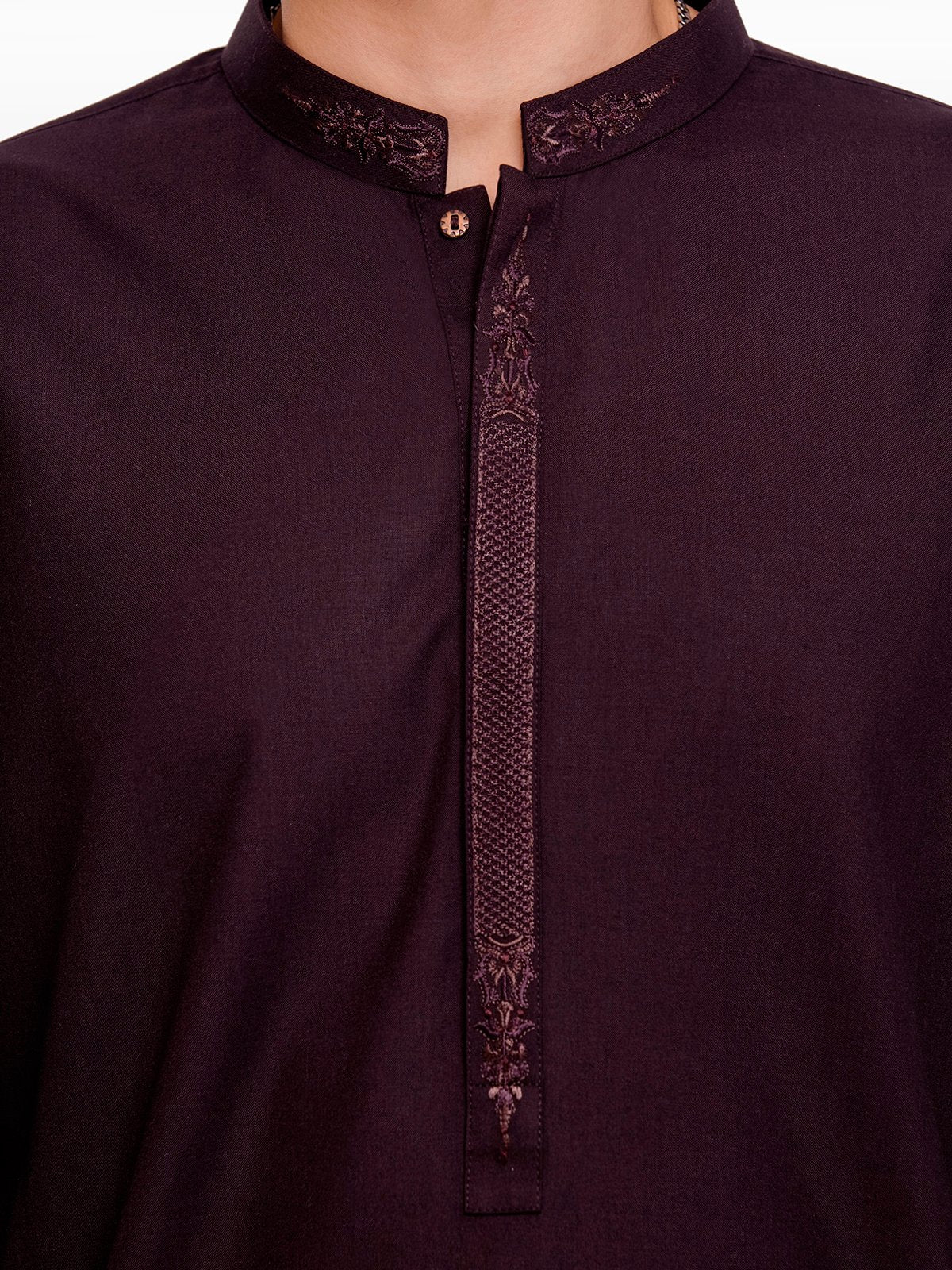 Embroidered Blended Kurta Pajama - EMTSW23-99390 - Image 5