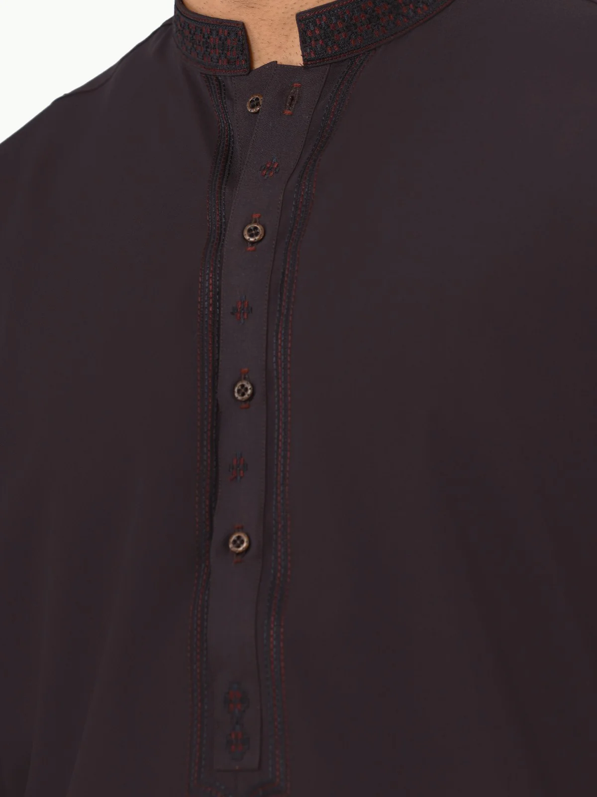 Embroidered Blended Shalwar Kameez - EMTKS22S-40962 - Image 4
