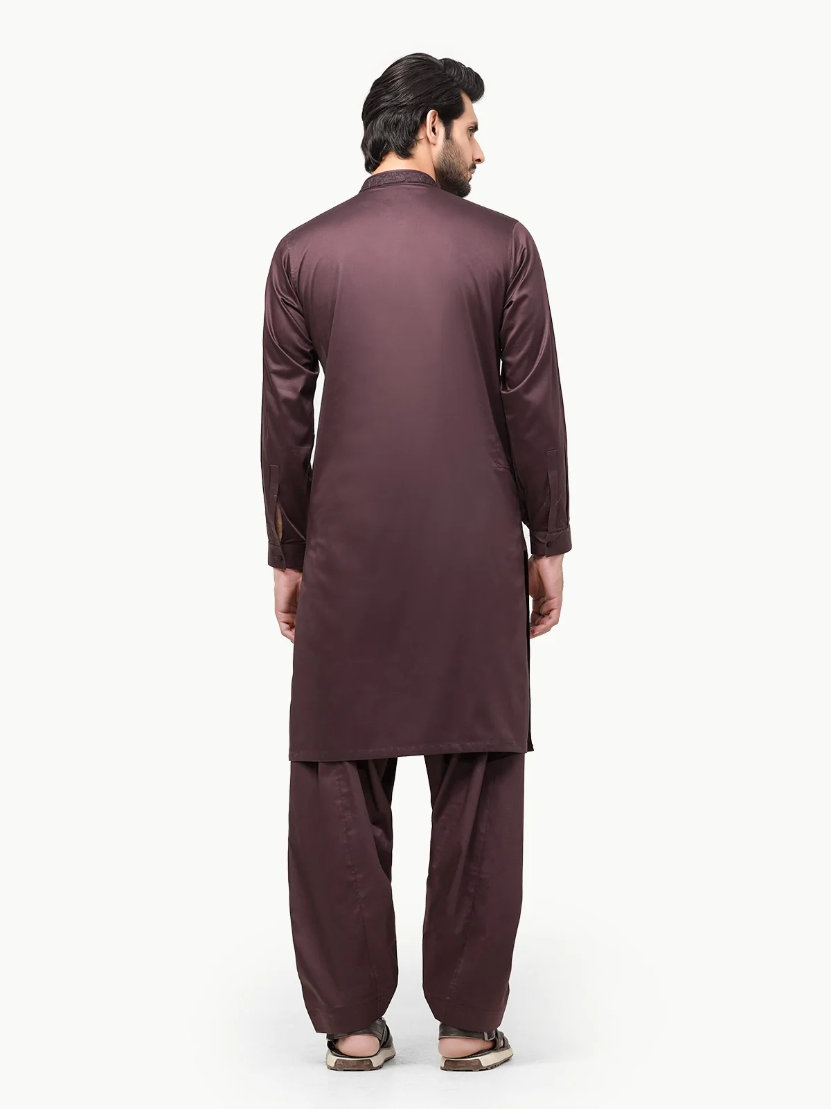 Embroidered Cotton Shalwar Kameez - EMTSW22W-99249 - Image 5