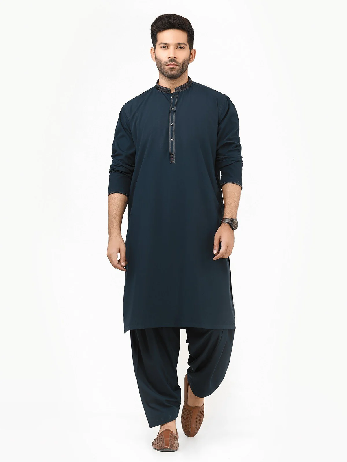 Embroidered Blended Shalwar Kameez - EMTKS22S-40963