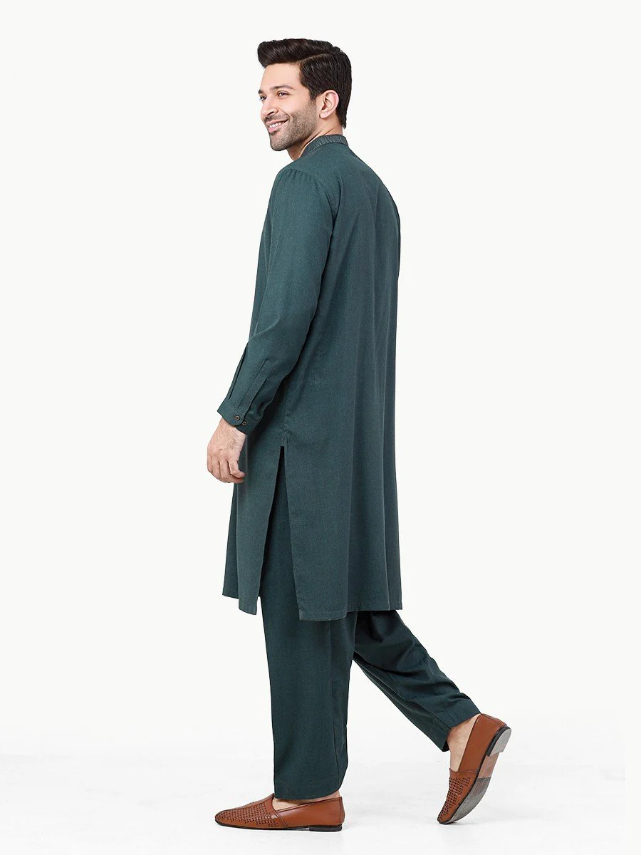 Embroidered Blended Shalwar Kameez - EMTKS22S-40987 - Image 5