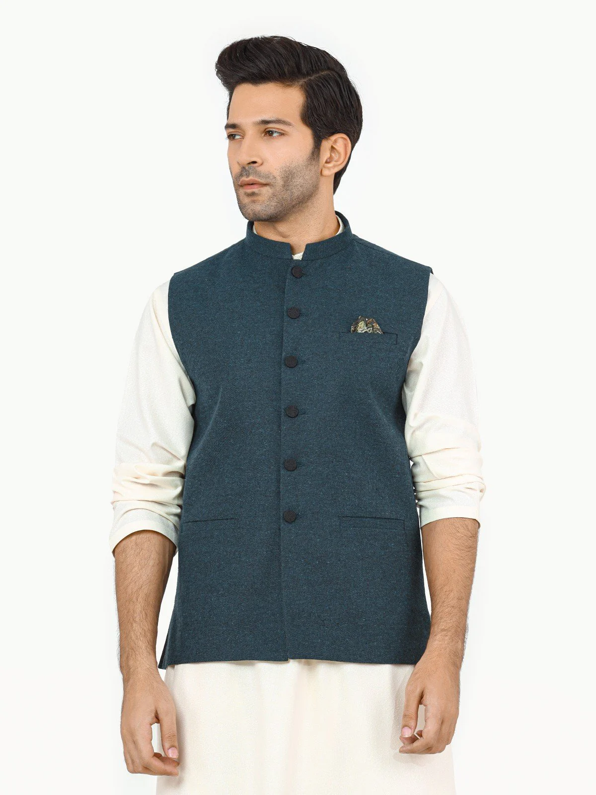 Cotton Waistcoat - EMTWC22-35825 - Image 2