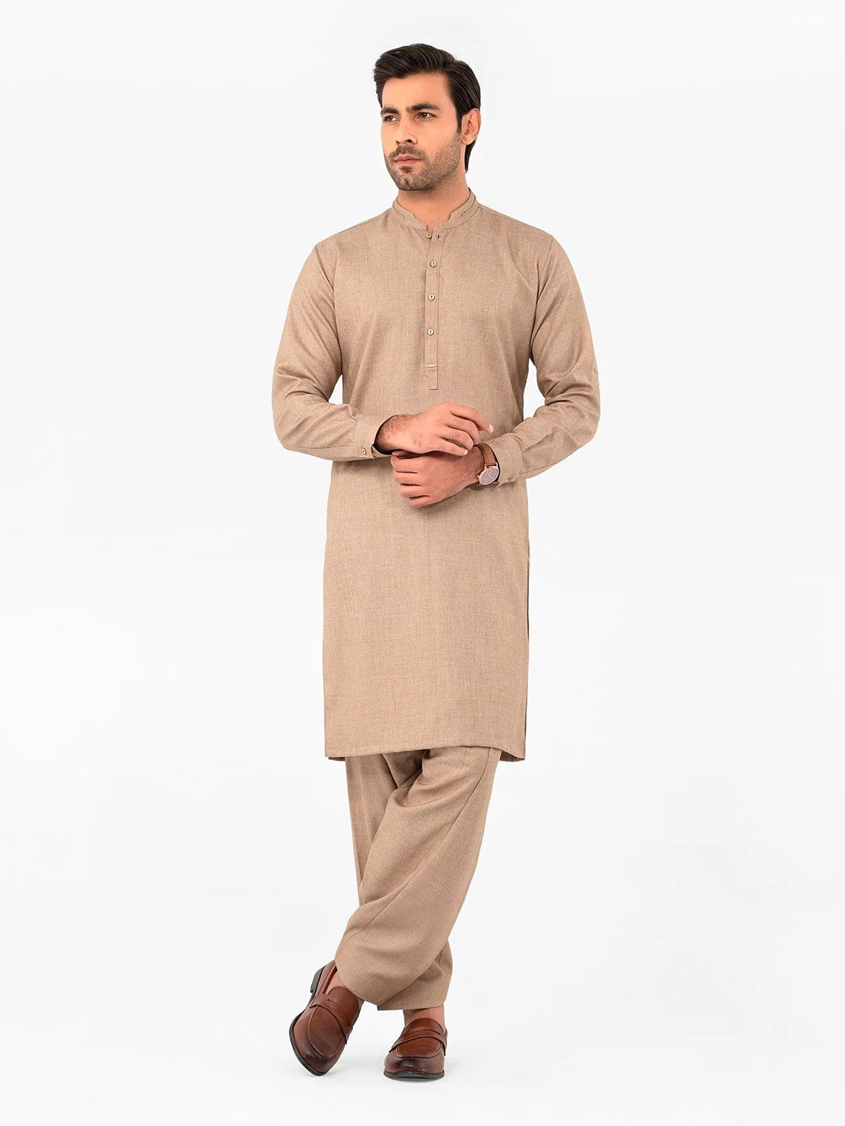Embroidered Blended Shalwar Kameez - EMTKS23W-41046