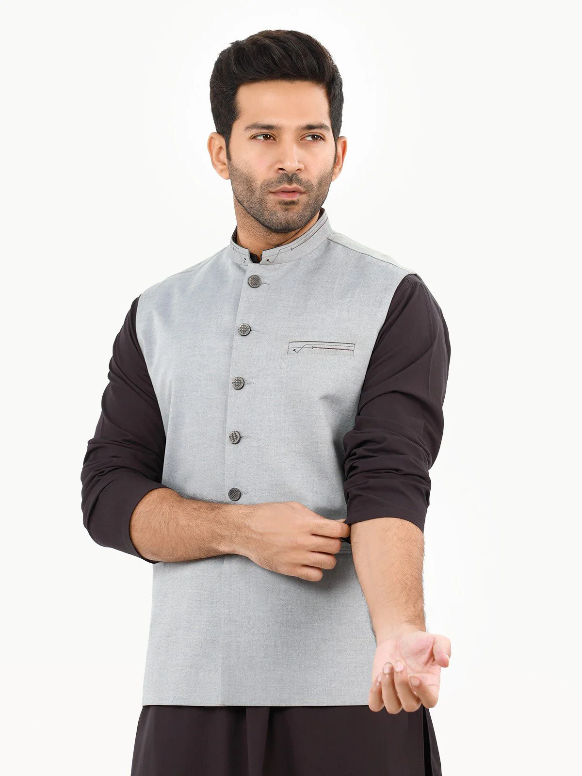 Cotton Waistcoat - EMTWC22-35798 - Image 2