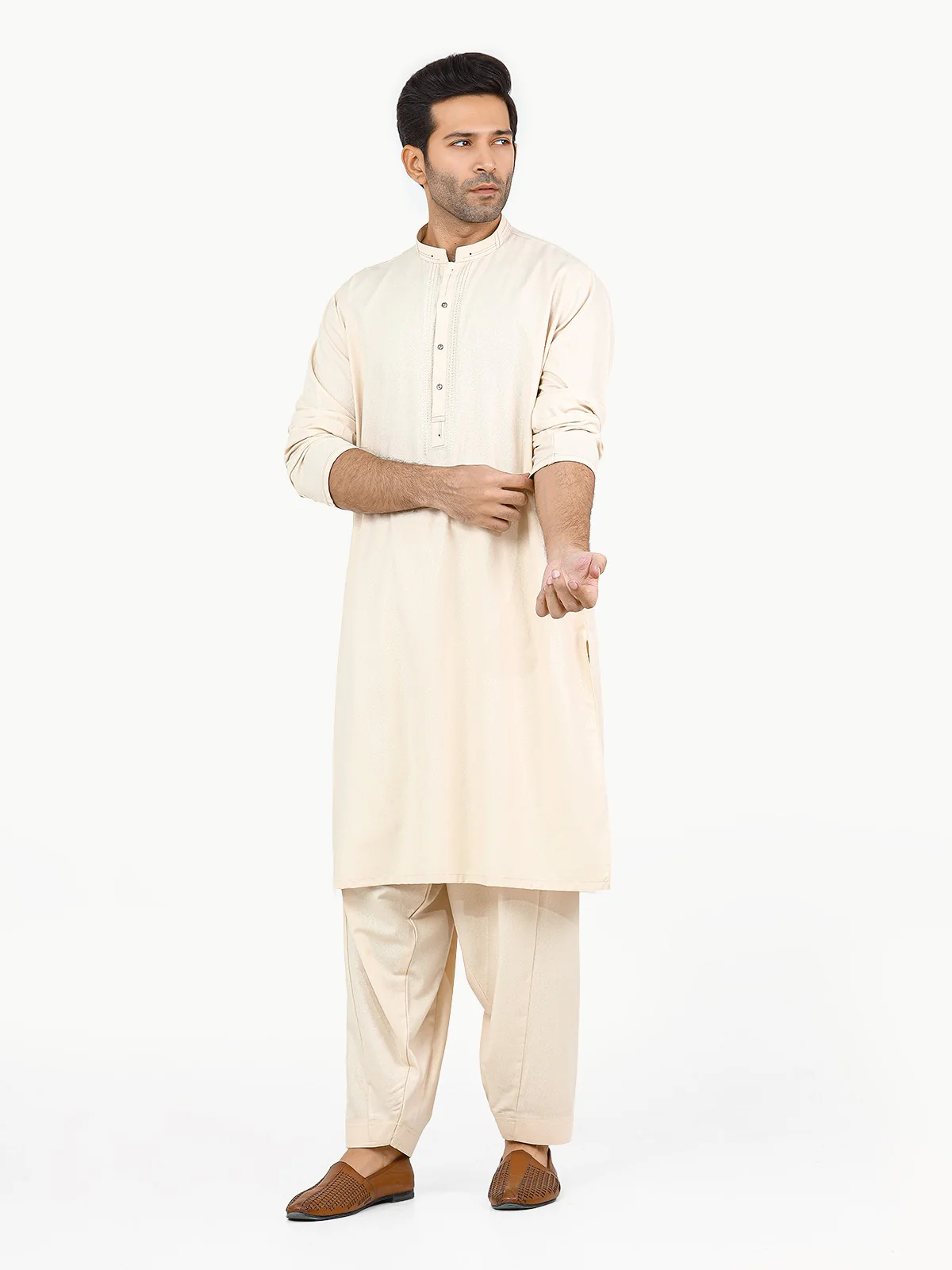 Embroidered Blended Shalwar Kameez - EMTKS22S-40948