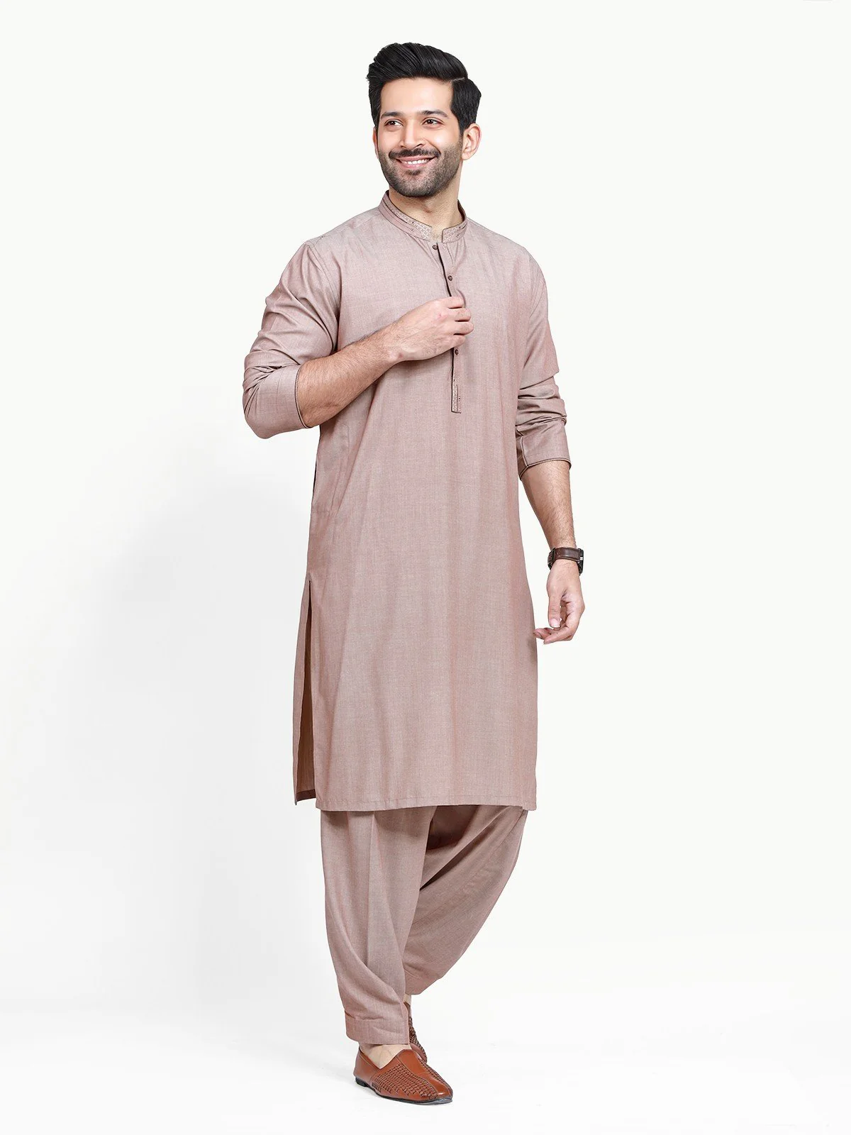Embroidered Blended Shalwar Kameez - EMTKS22S-40949 - Image 5