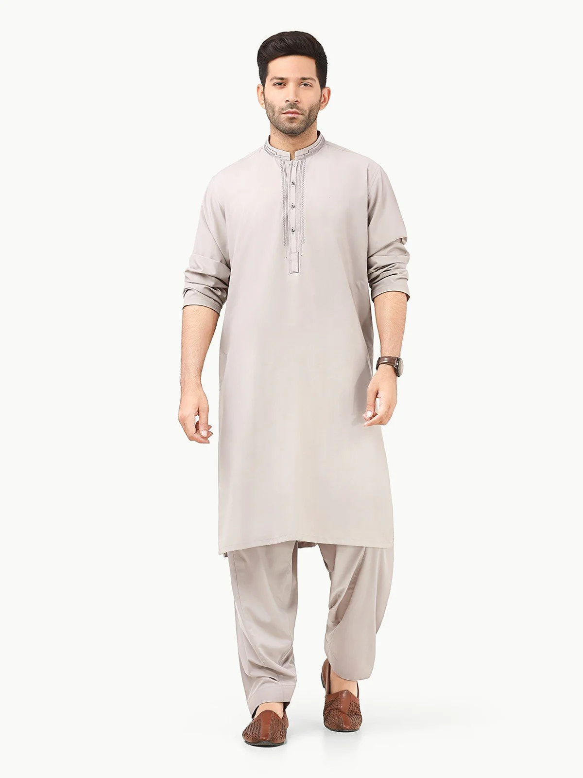 Embroidered Blended Shalwar Kameez - EMTKS22S-40952