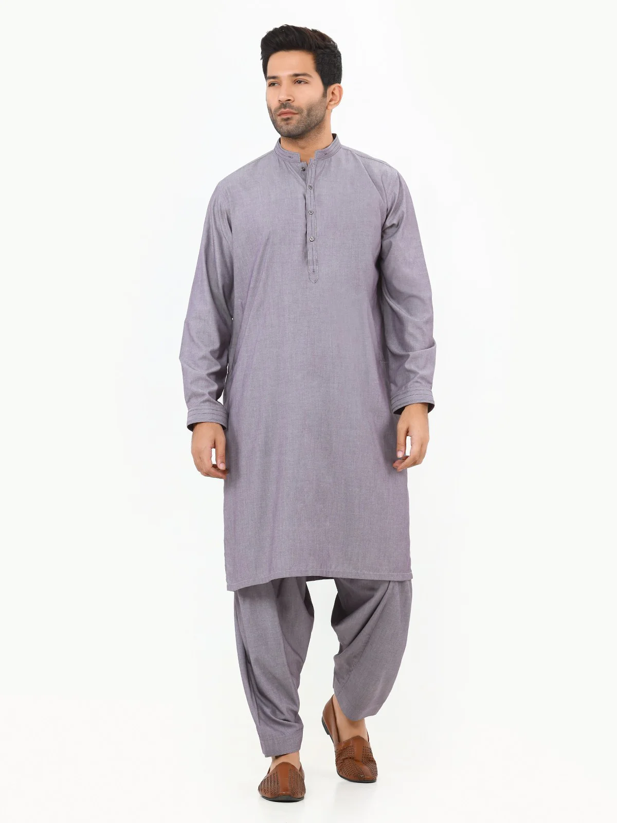 Embroidered Blended Shalwar Kameez - EMTKS22S-40966 - Image 3