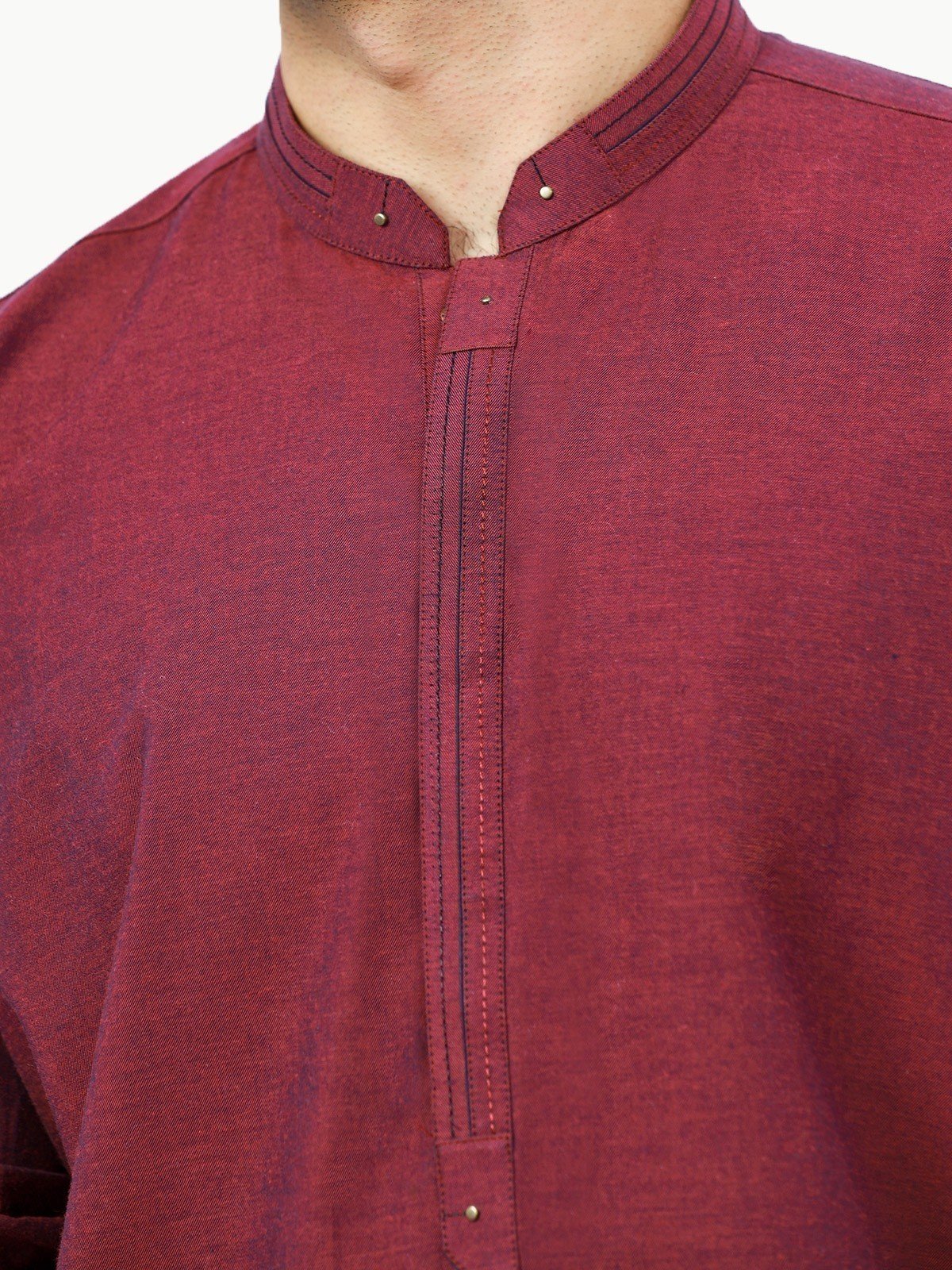Embroidered Cotton Kurta - EMTK22-99274 - Image 5