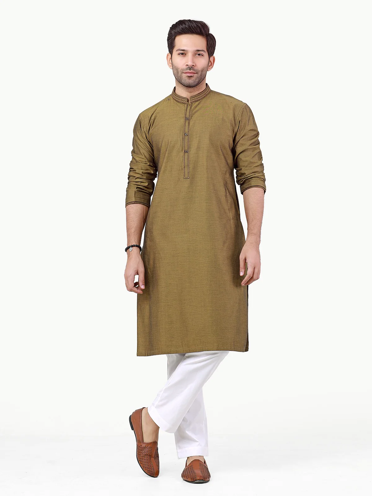 Embroidered Cotton Kurta - EMTK22-99261
