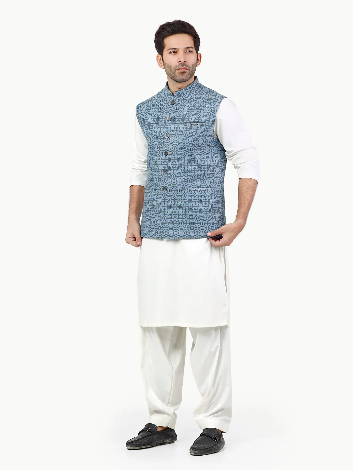 Cotton Waistcoat - EMTWC22-35815 - Image 3