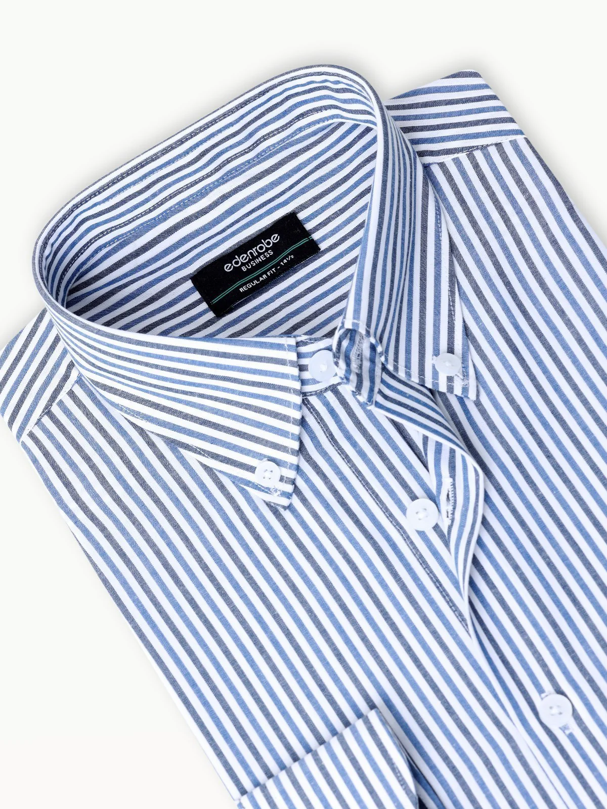 Business Striped Shirt - EMTSB23-152 - Image 3