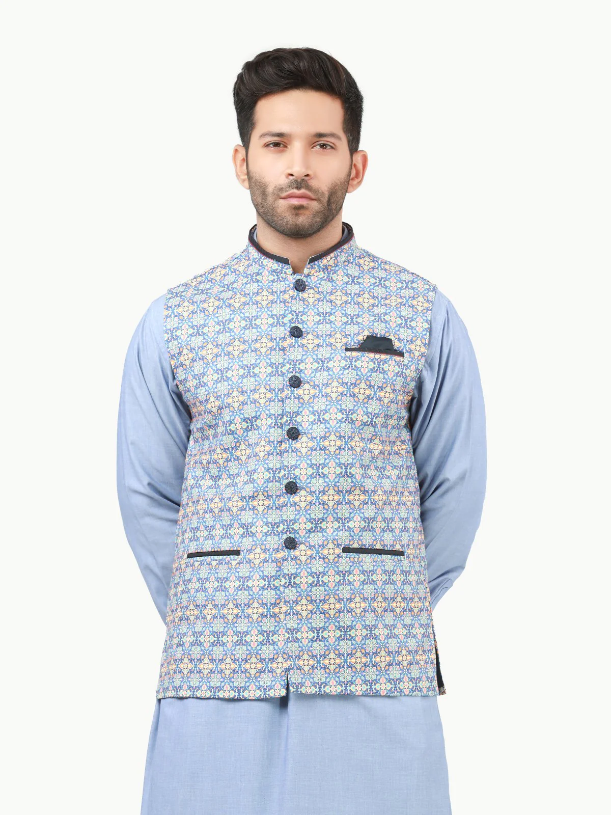 Cotton Waistcoat - EMTWC22-35783 - Image 2