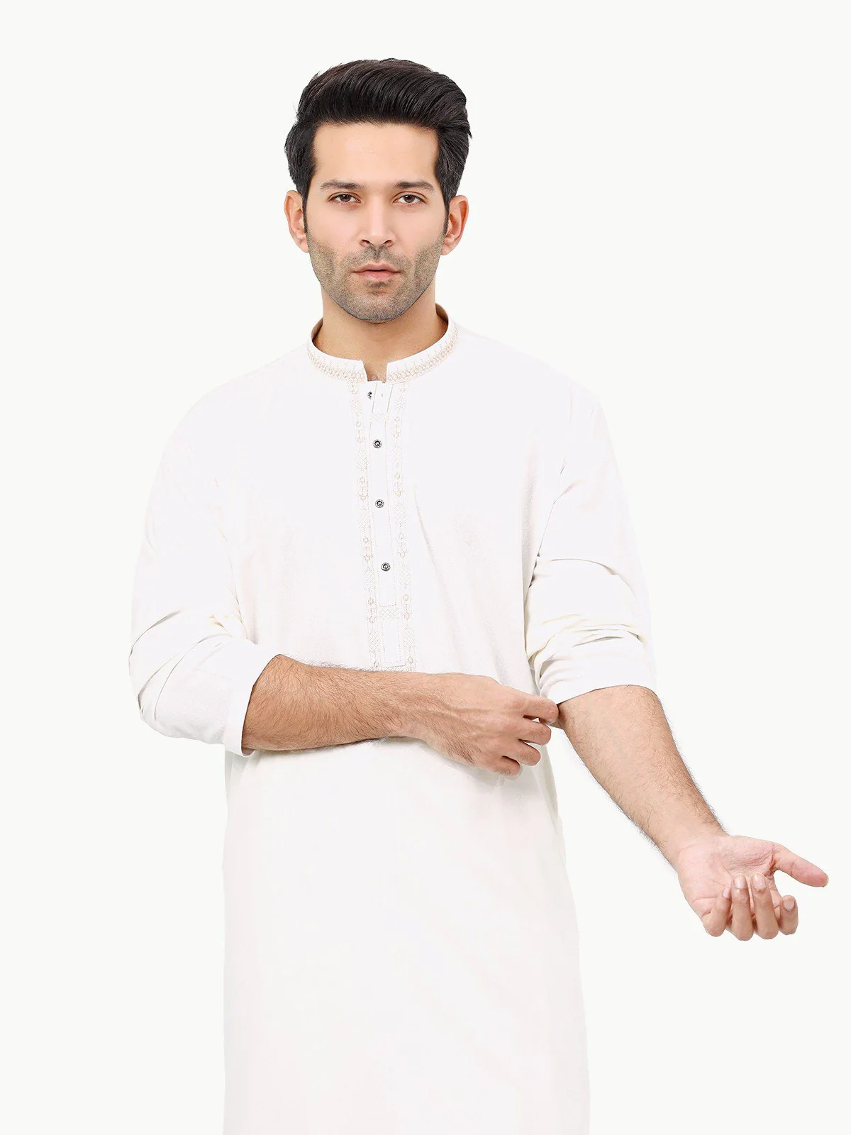 Embroidered Blended Shalwar Kameez - EMTKS22S-40955 - Image 2