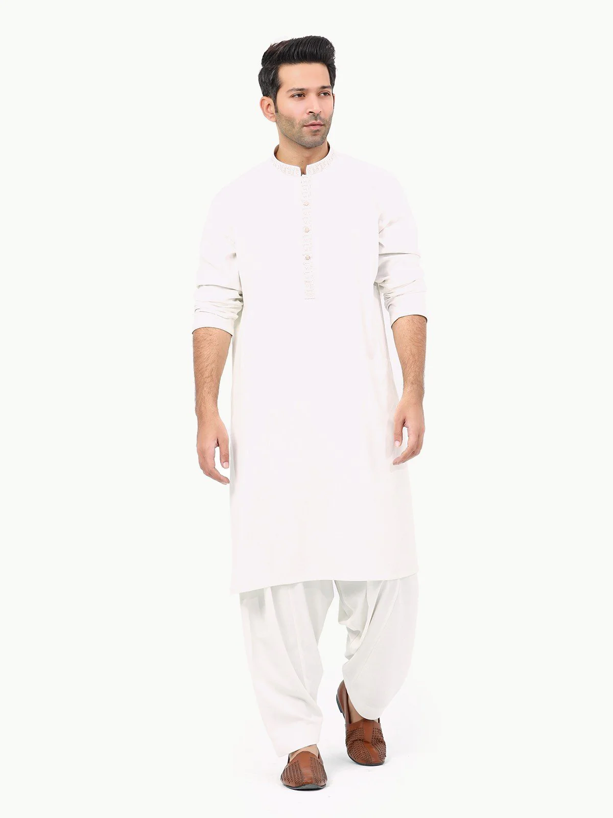 Embroidered Blended Shalwar Kameez - EMTKS22S-40989