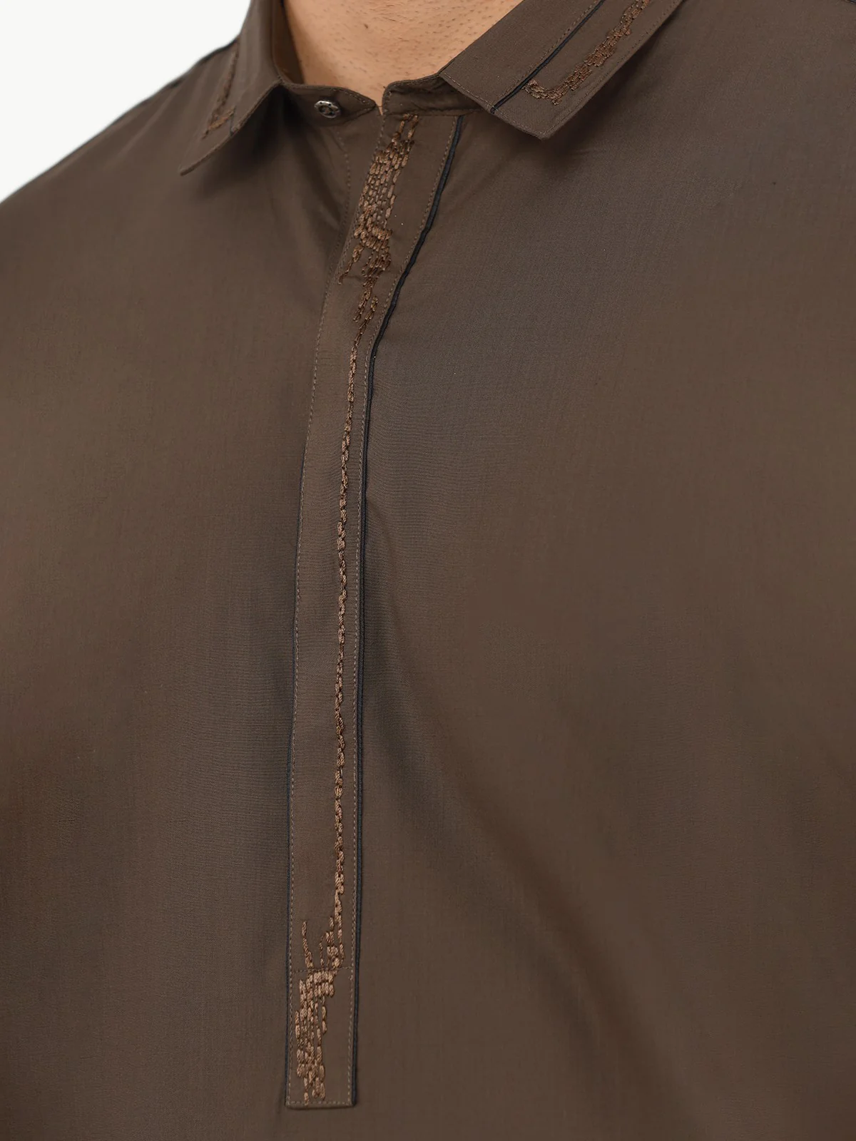 Embroidered Blended Shalwar Kameez - EMTKS22S-40953 - Image 3
