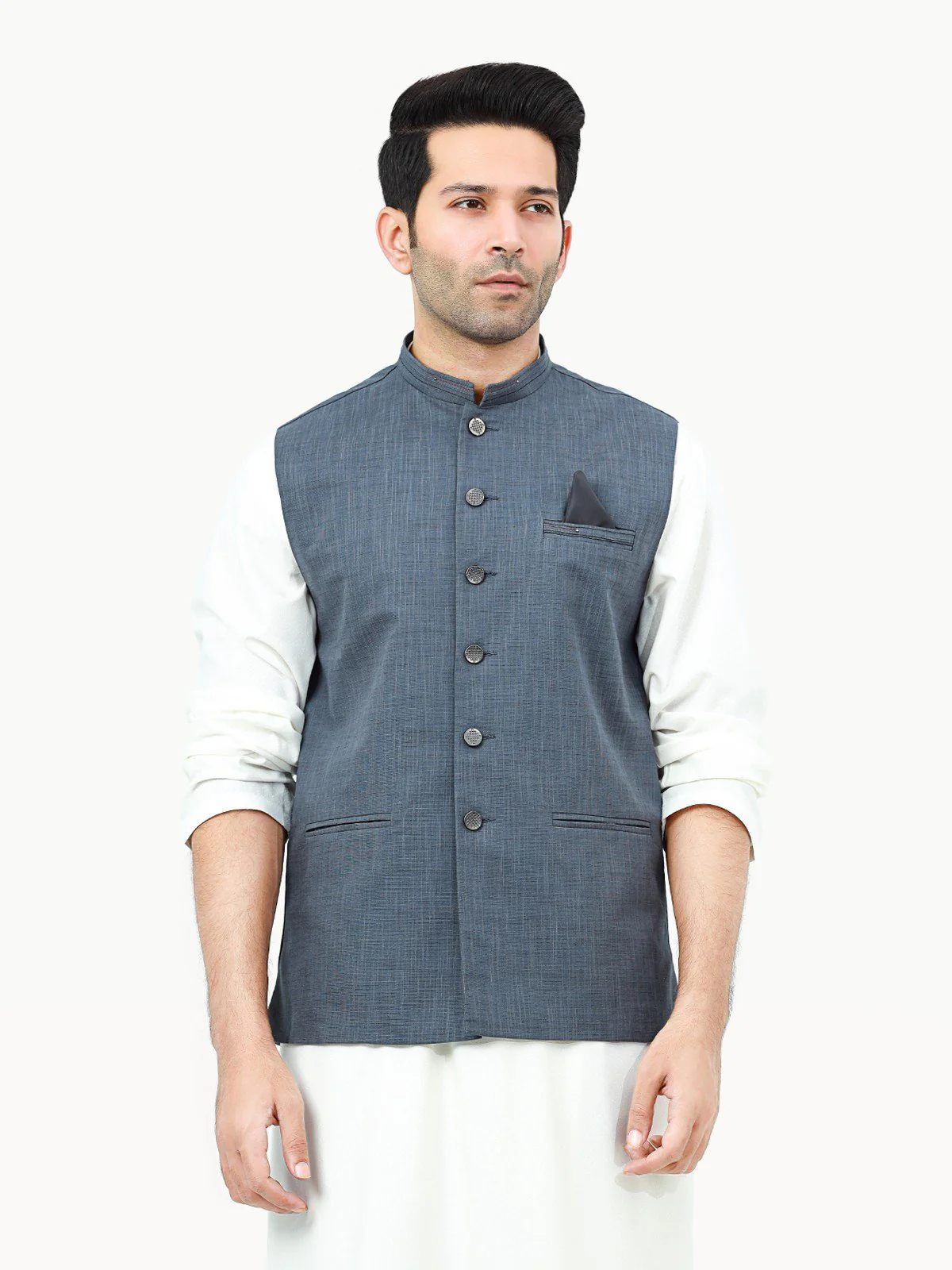 Cotton Waistcoat - EMTWC22-35797 - Image 2