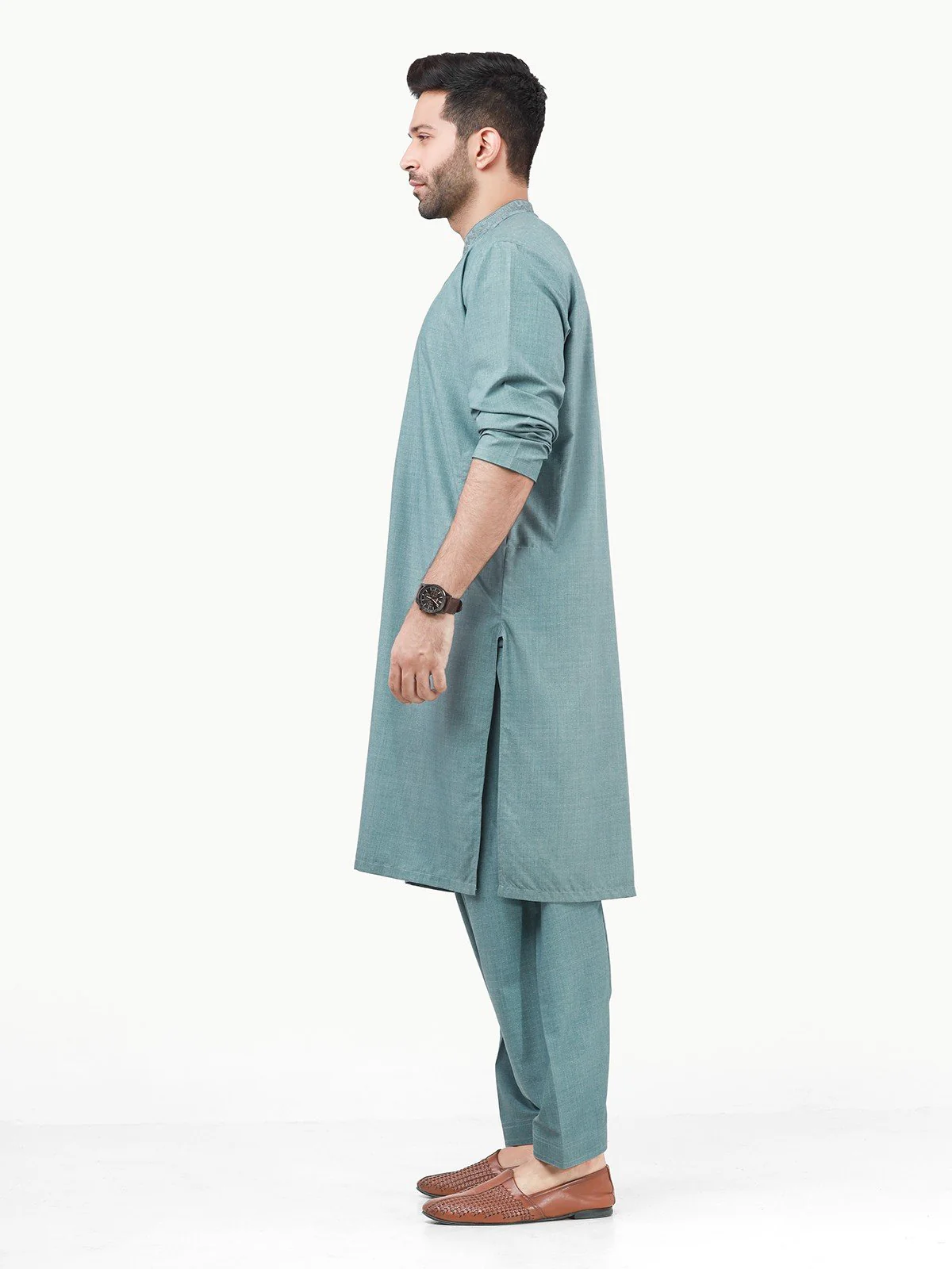 Embroidered Blended Shalwar Kameez - EMTKS22S-40959 - Image 3