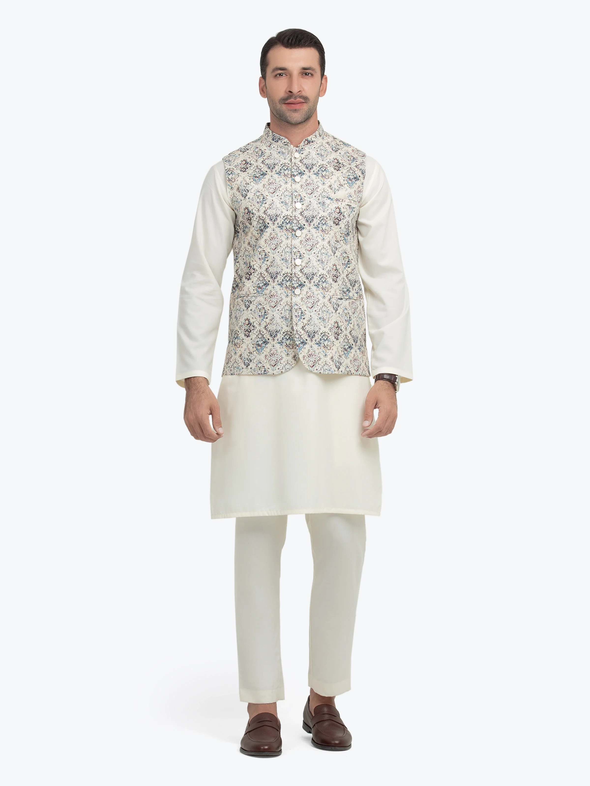 Cotton Waistcoat - EMTWC5-35933 - Image 2
