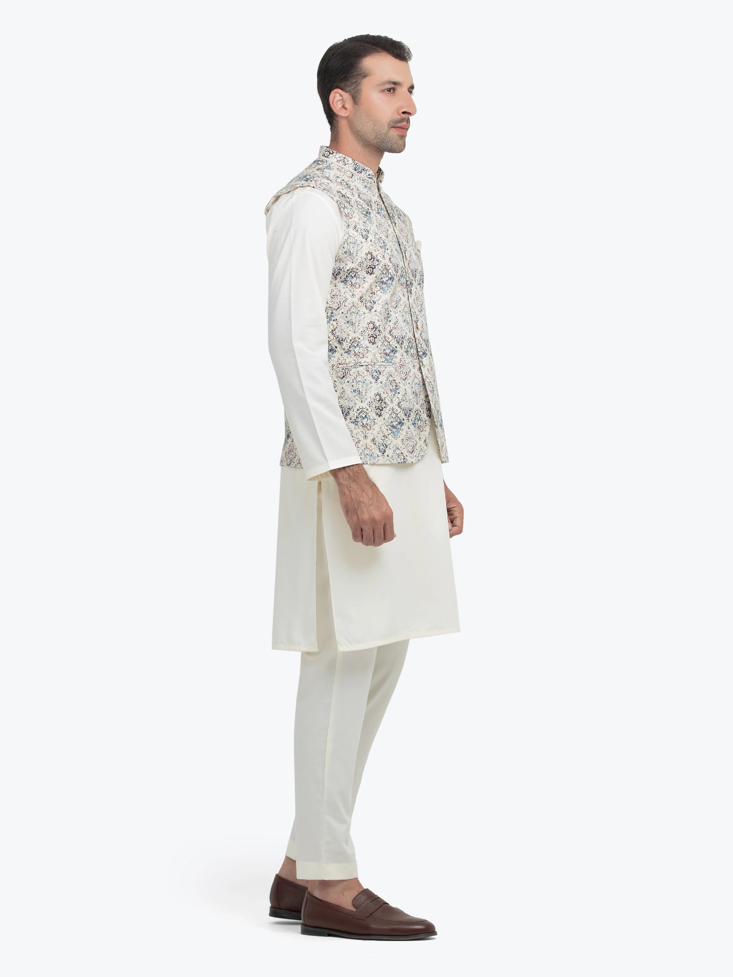 Cotton Waistcoat - EMTWC5-35933 - Image 4
