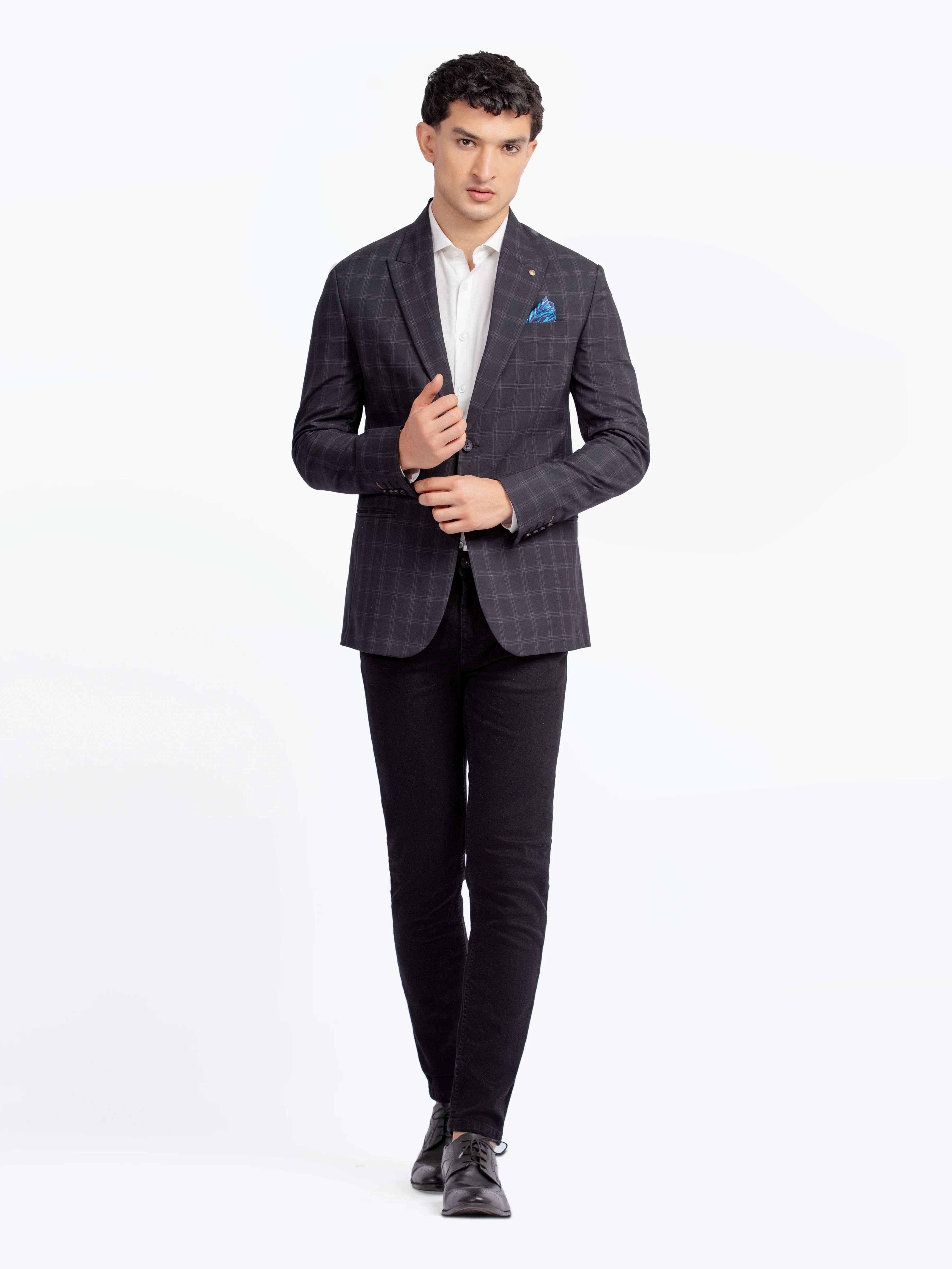 Check Blazer - EMTB24-6857 - Image 2